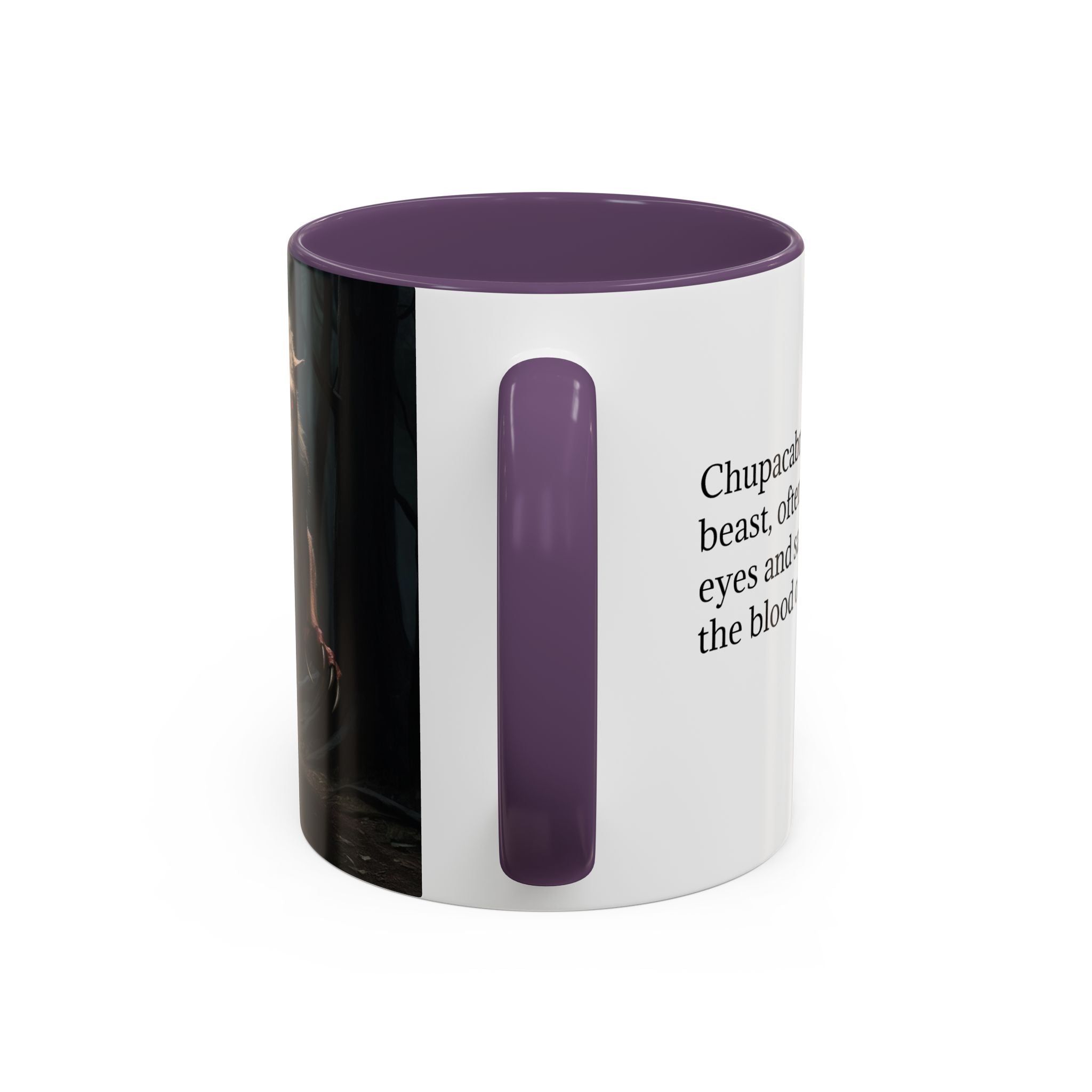 Chupacabra Coffee Mug: Supernatural Beast, Mexican Folklore Gift, Mythical Canine Cryptid