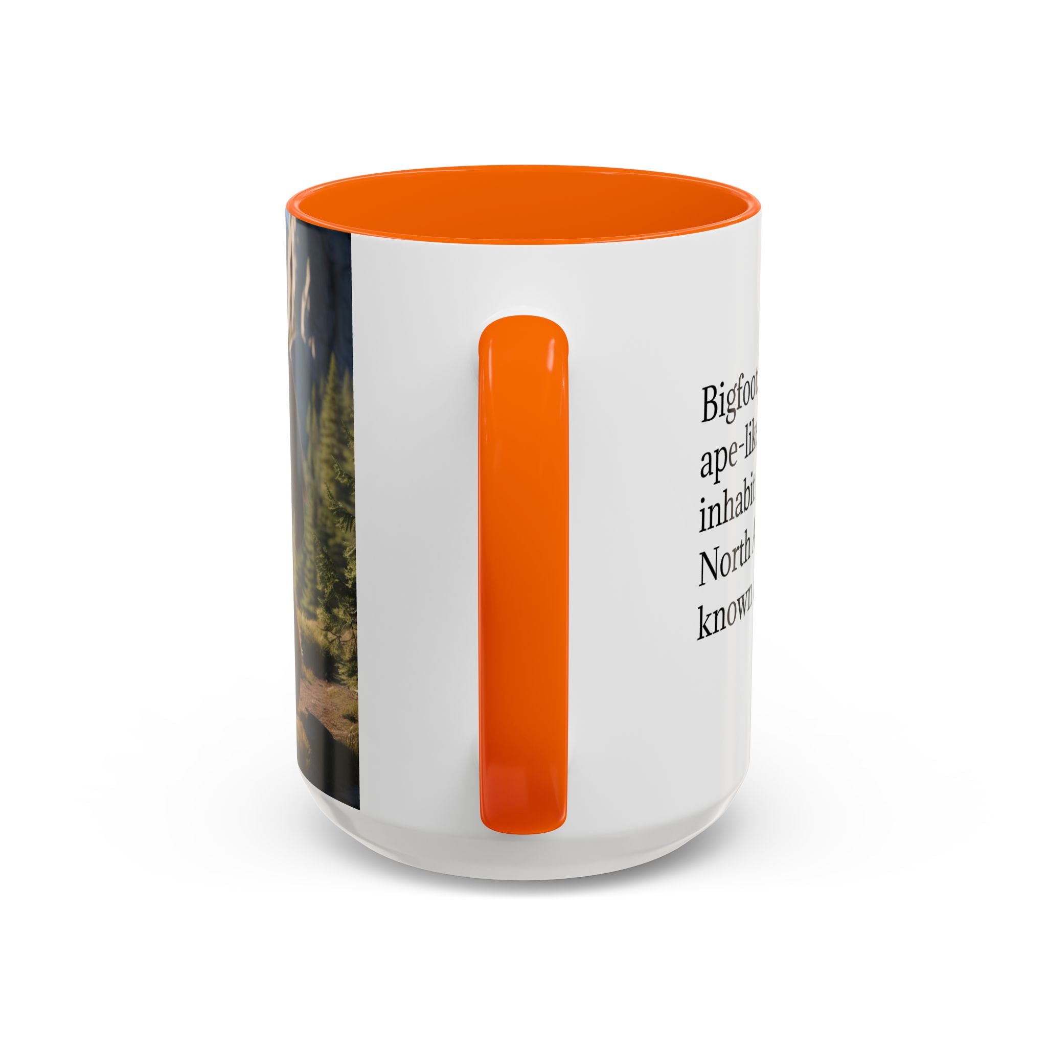 Bigfoot Coffee Cup: Sasquatch Coffee Mug, Pacific Northwest Cryptid, Mythical Creature