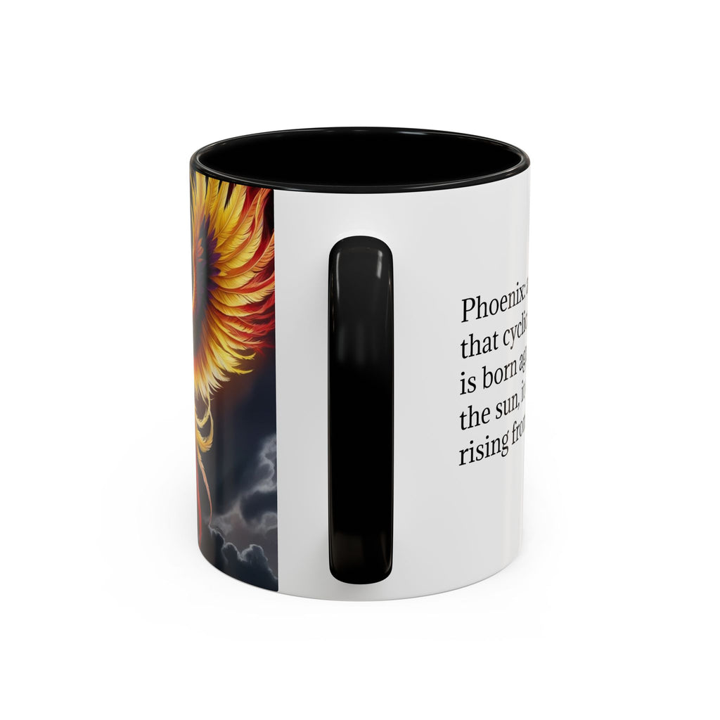 Phoenix Coffee Mug: Mythical Firebird Ceramic Cup, Fantasy Mug, Legendary Creature