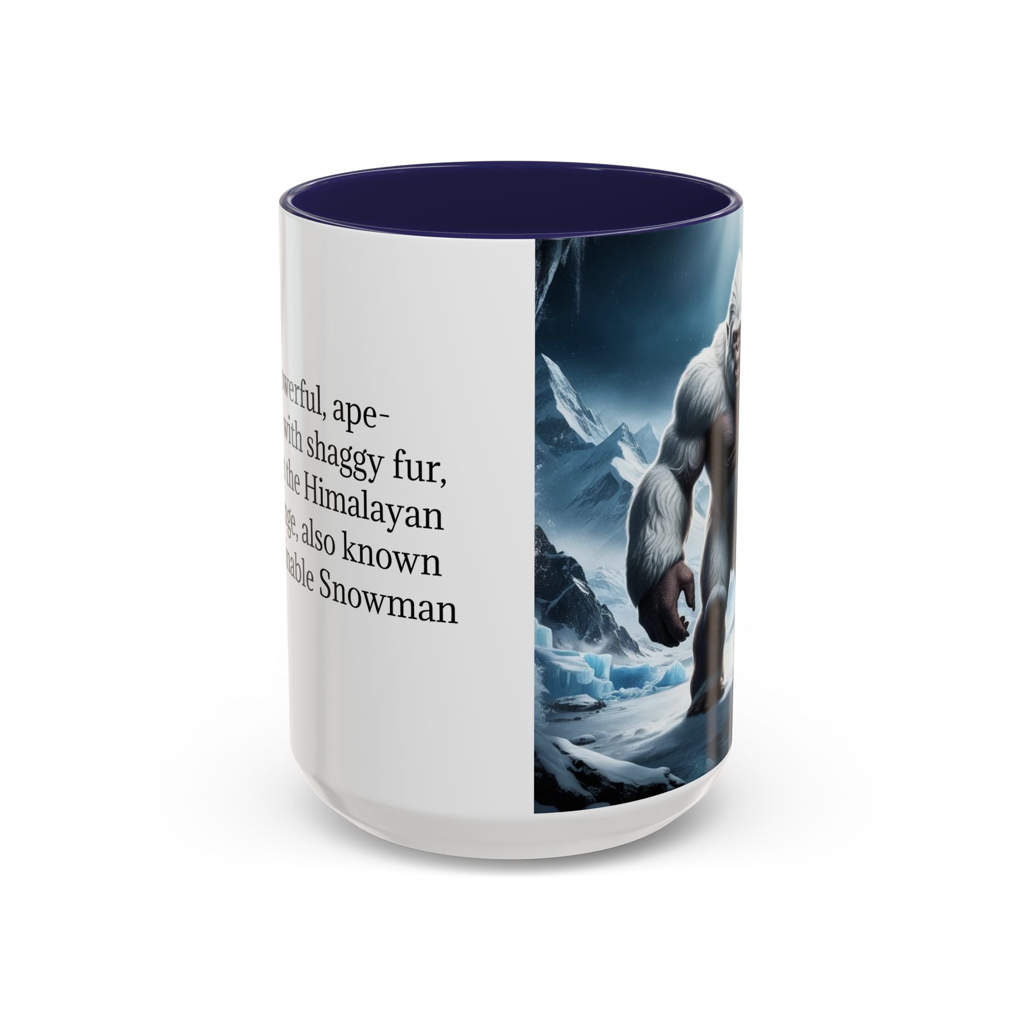 Yeti Coffee Mug: Abominable Snowman, Sasquatch Camping Gift, Himalayan Mountain Cryptid