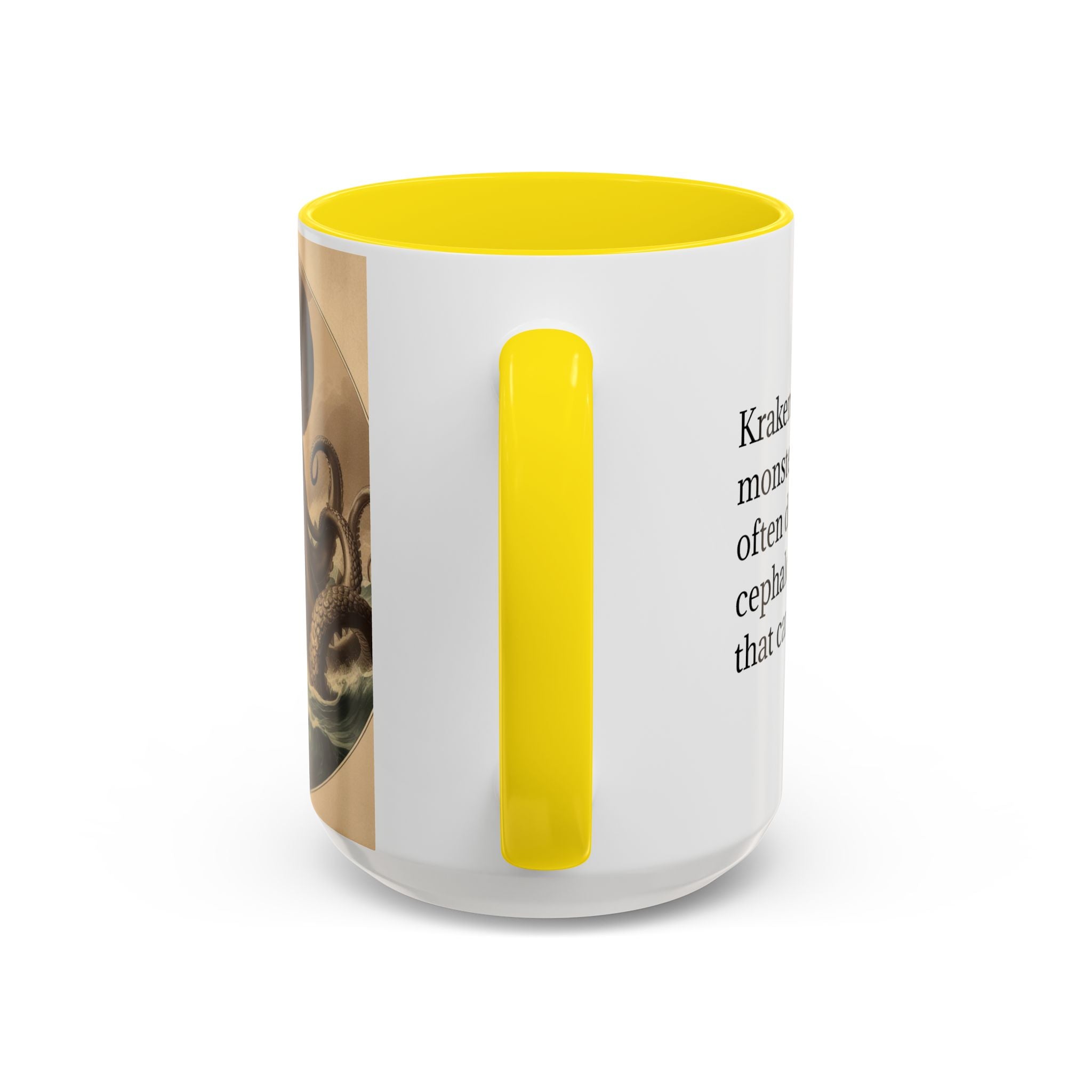 Kraken Coffee Cup: Giant Squid Coffee Mug, Mugs for Men, Mythical Creature