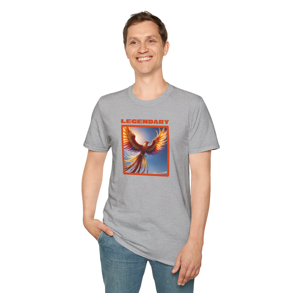 Phoenix Shirt: Legendary Bird Graphic Tee, Phoenix Rising, Mythical Creature Tshirt