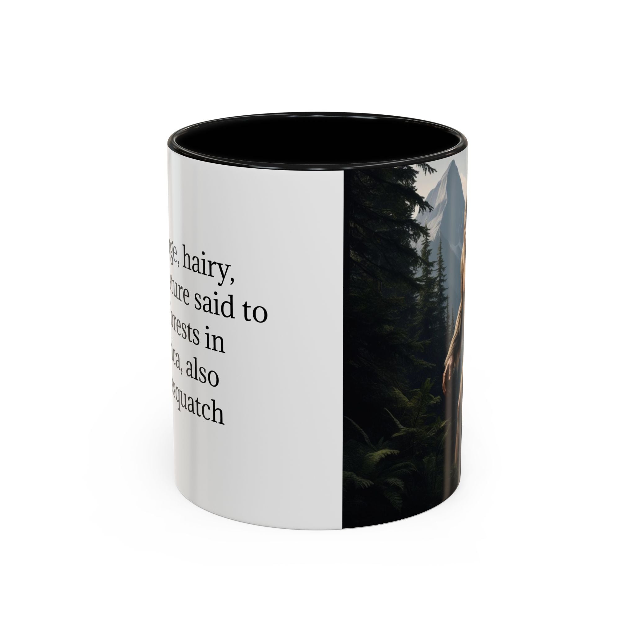 Bigfoot Coffee Mug: Sasquatch, Mythical Creature, Pacific Northwest Cryptid