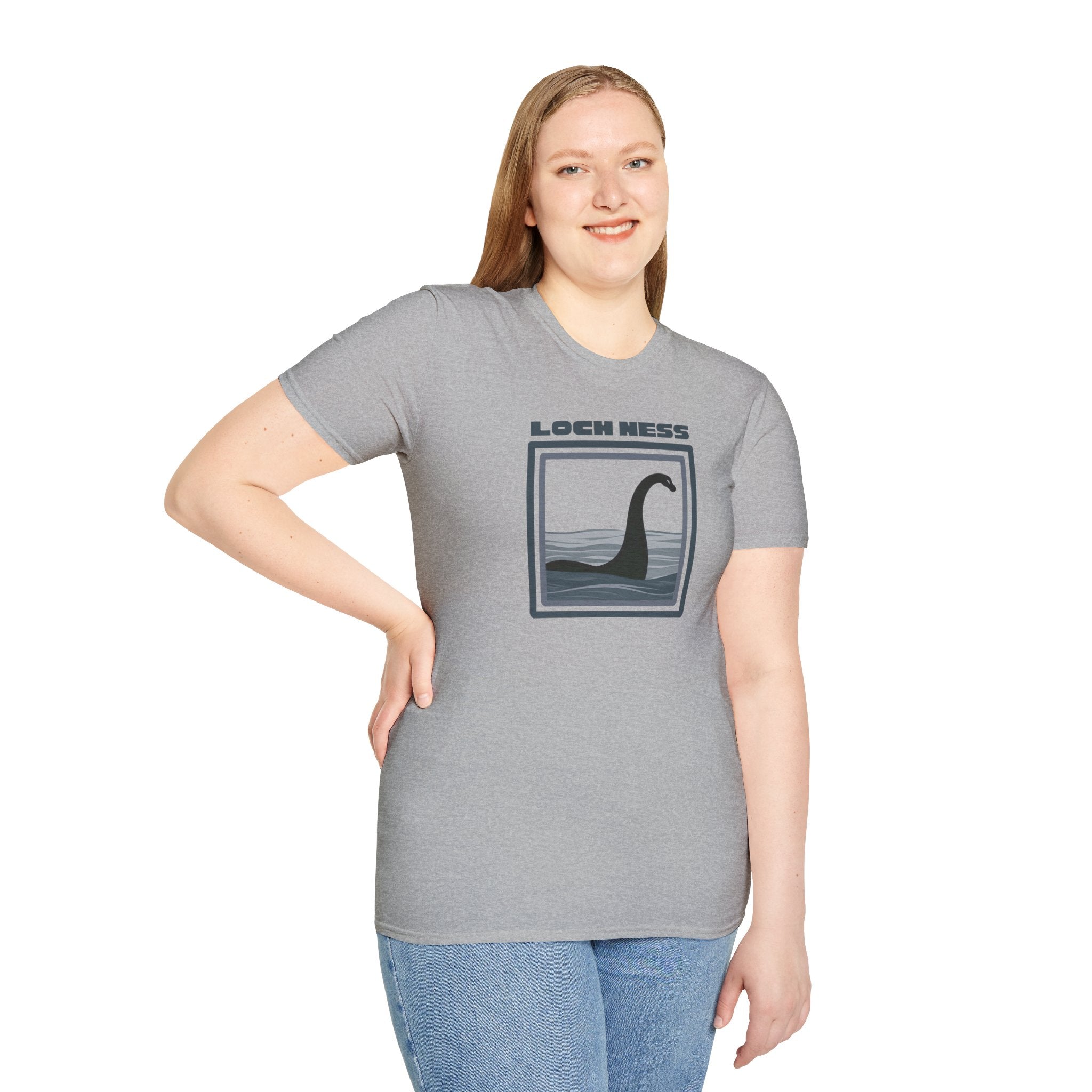 Lochness Monster Shirt: Plesiosaurus Graphic Tee, Nessie T-Shirt, Loch Ness Retro Clothing