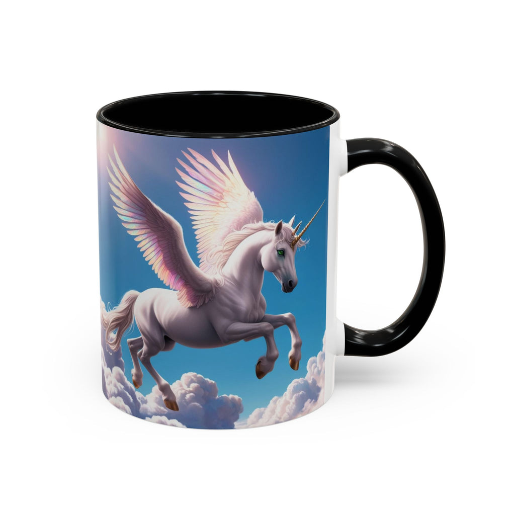 Unicorn Coffee Cup: Fantasy Alicorn Mug, Legendary Creature, Enchanted Gift (Purple)