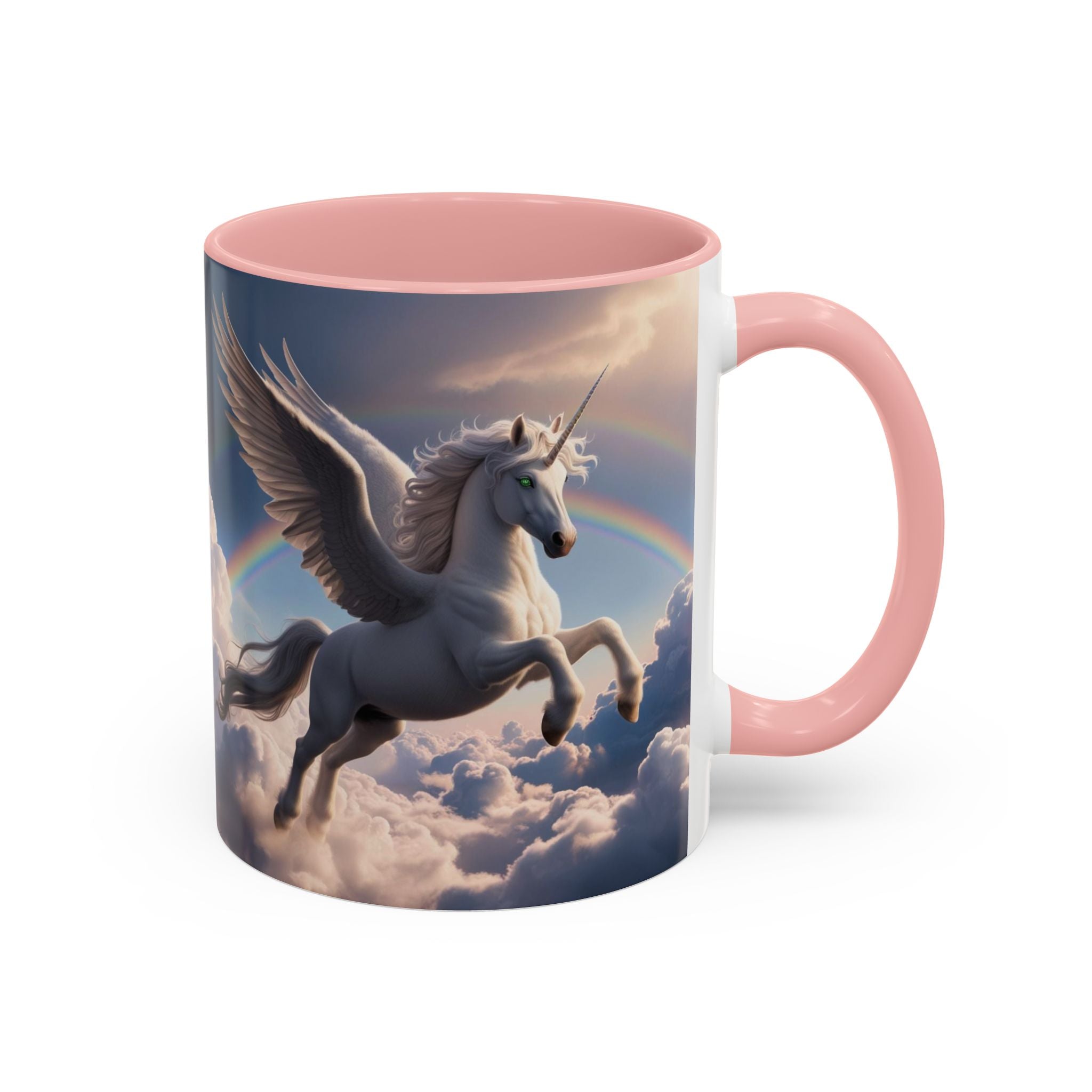 Unicorn Coffee Mug: Enchanted Alicorn, Mythical Creature, Fairytale Gift (Pink)