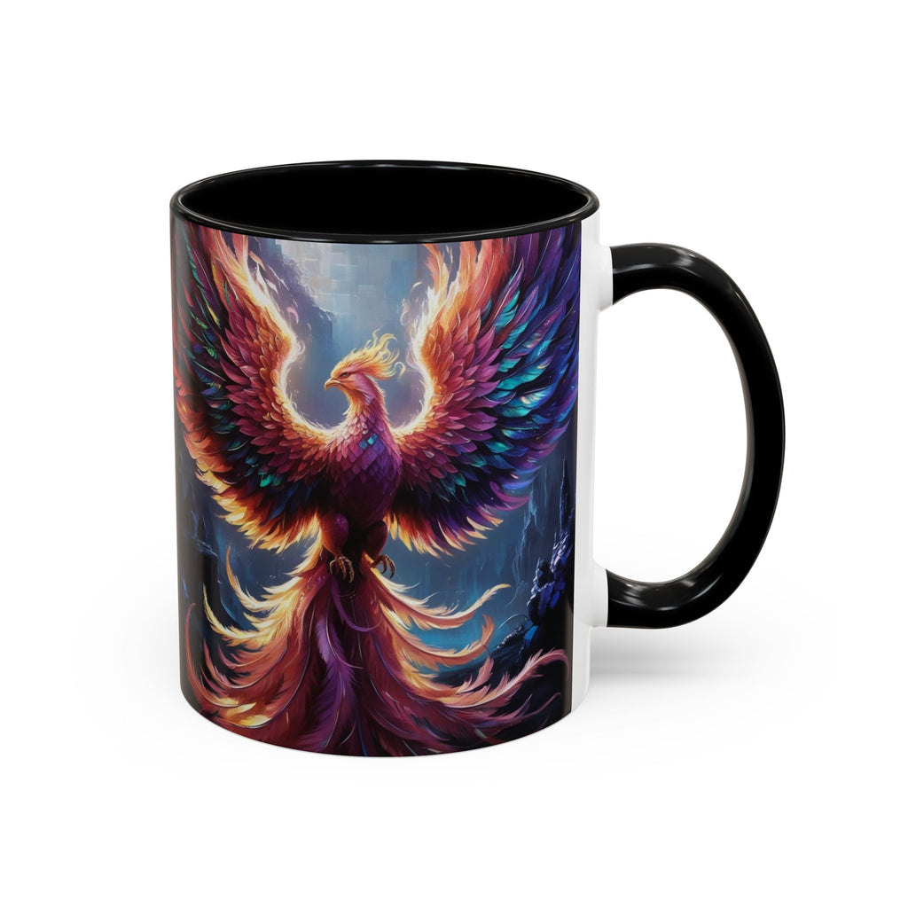 Phoenix Rising Coffee Mug: Firebird, Legendary Creature Coffee Cup, Gift for Women