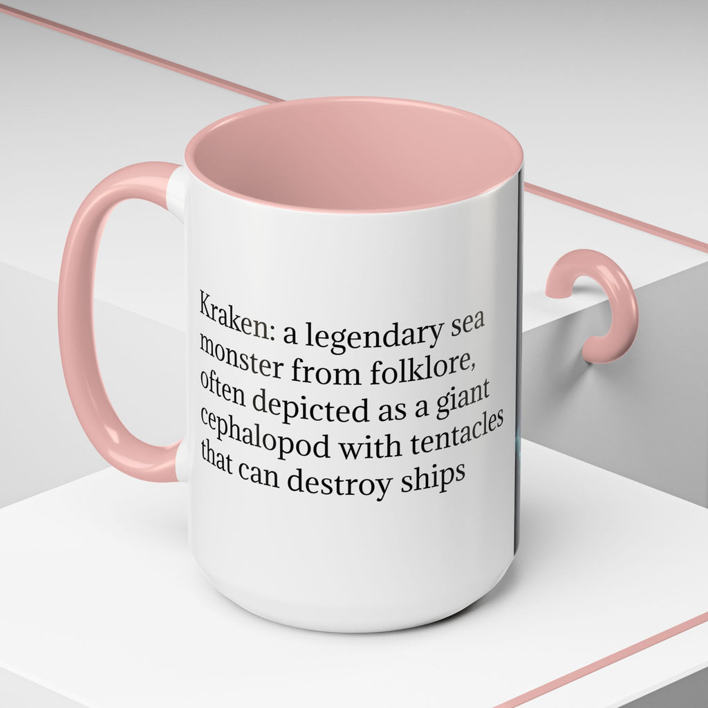Kraken Coffee Cup: Giant Squid Coffee Mug, Mythical Creature, Octopus Gift