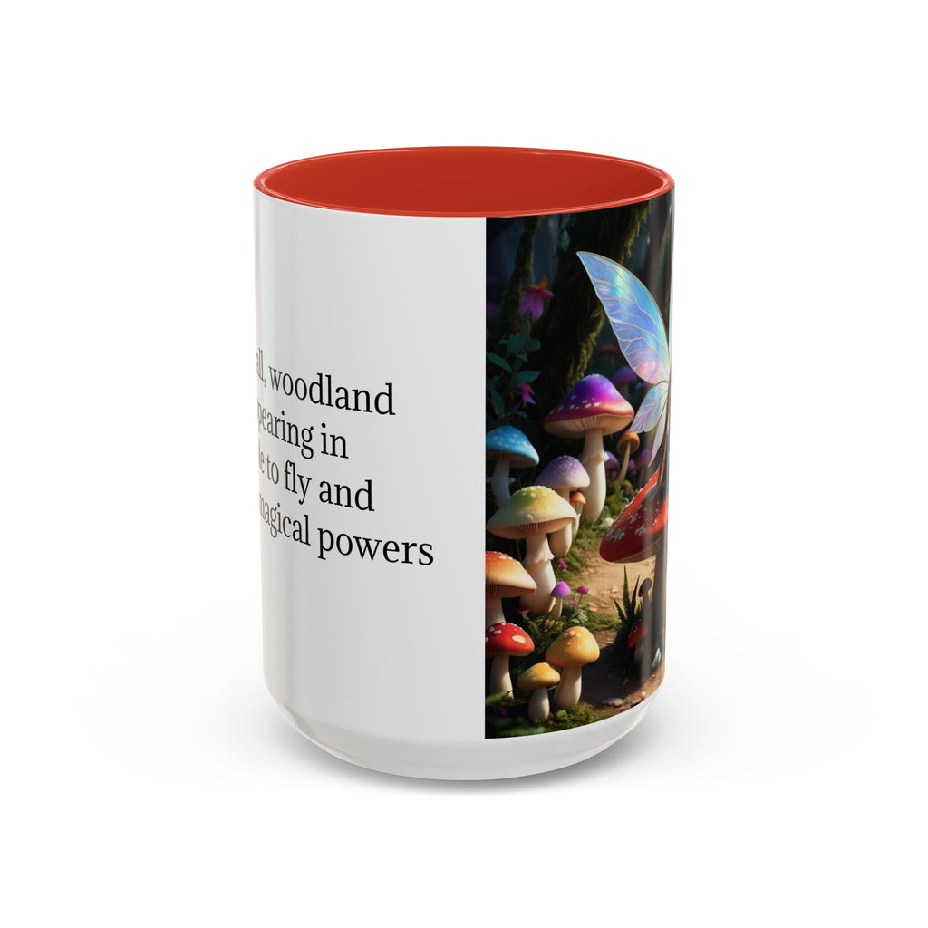 Fairy Garden Mug: Ceramic Toadstool Coffee Cup, Enchanted Forest Fantasy Gift