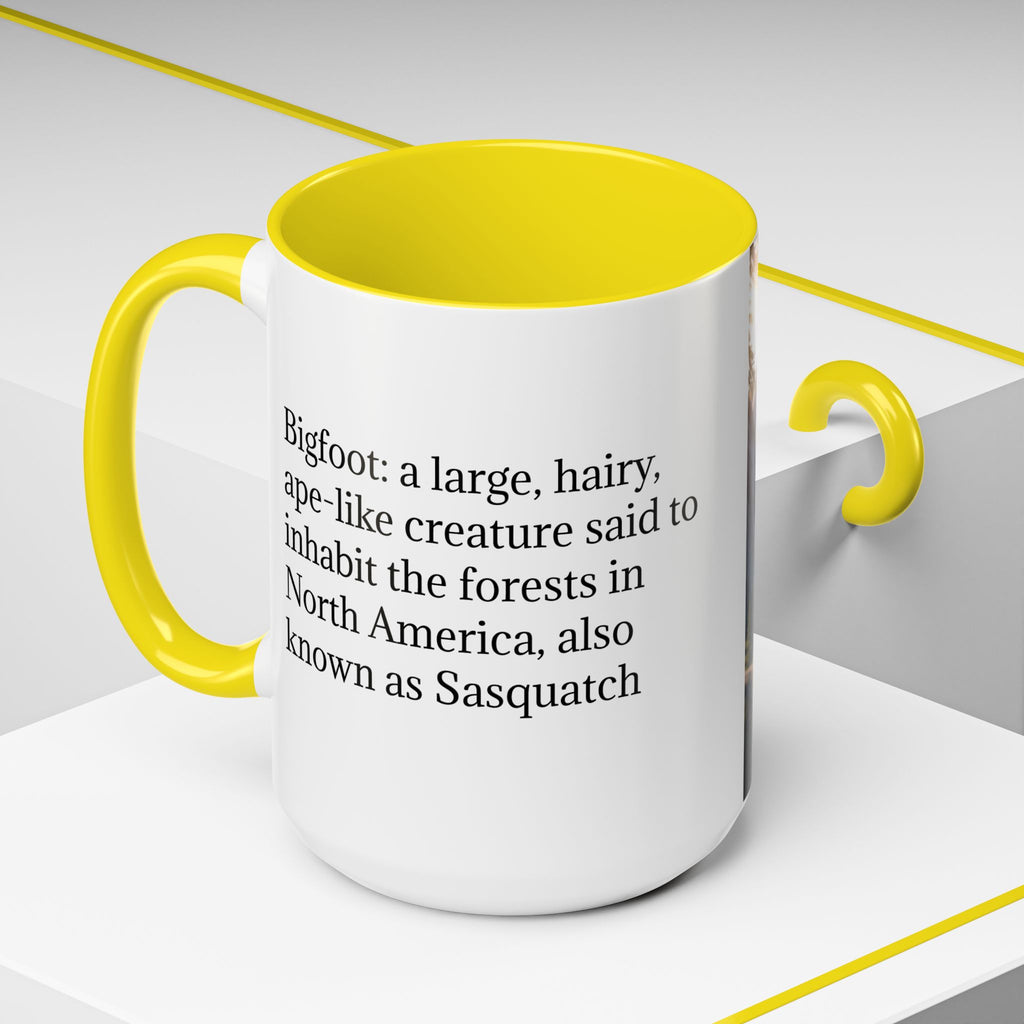 Bigfoot Coffee Cup: Sasquatch Coffee Mug, Pacific Northwest Cryptid, Mythical Creature