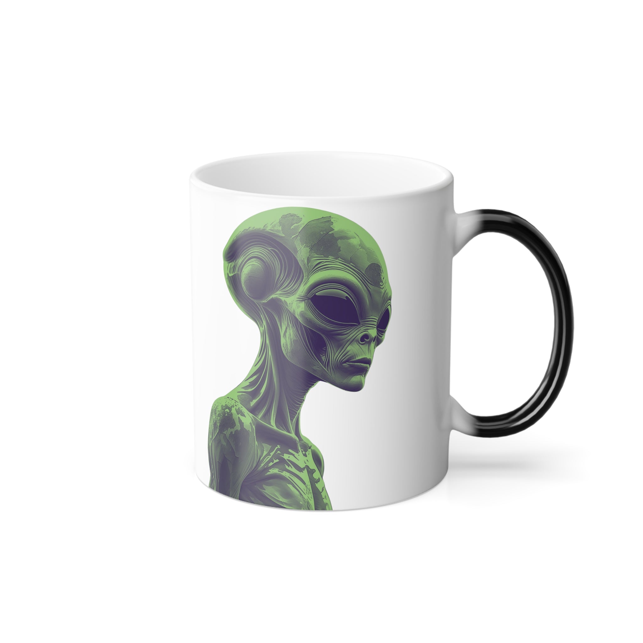 Alien Mug - Color Changing Coffee Cup: The Watchers, Roswell Extraterrestrial