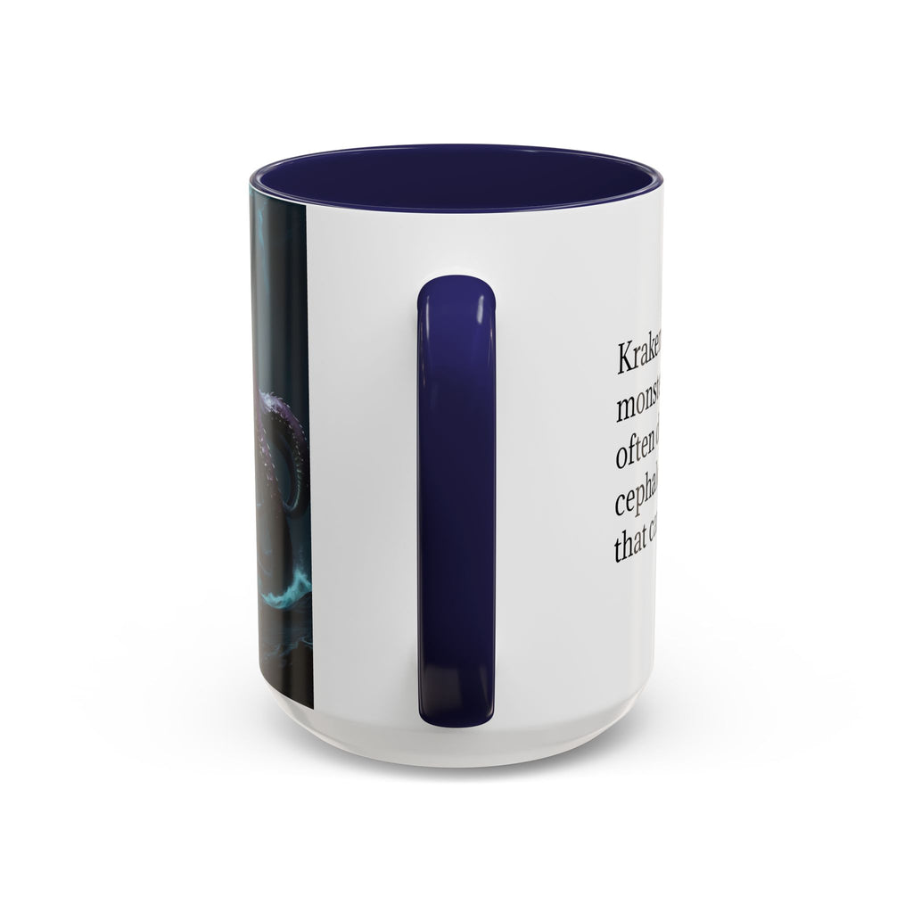 Kraken Coffee Cup: Giant Squid Coffee Mug, Mythical Creature, Octopus Gift