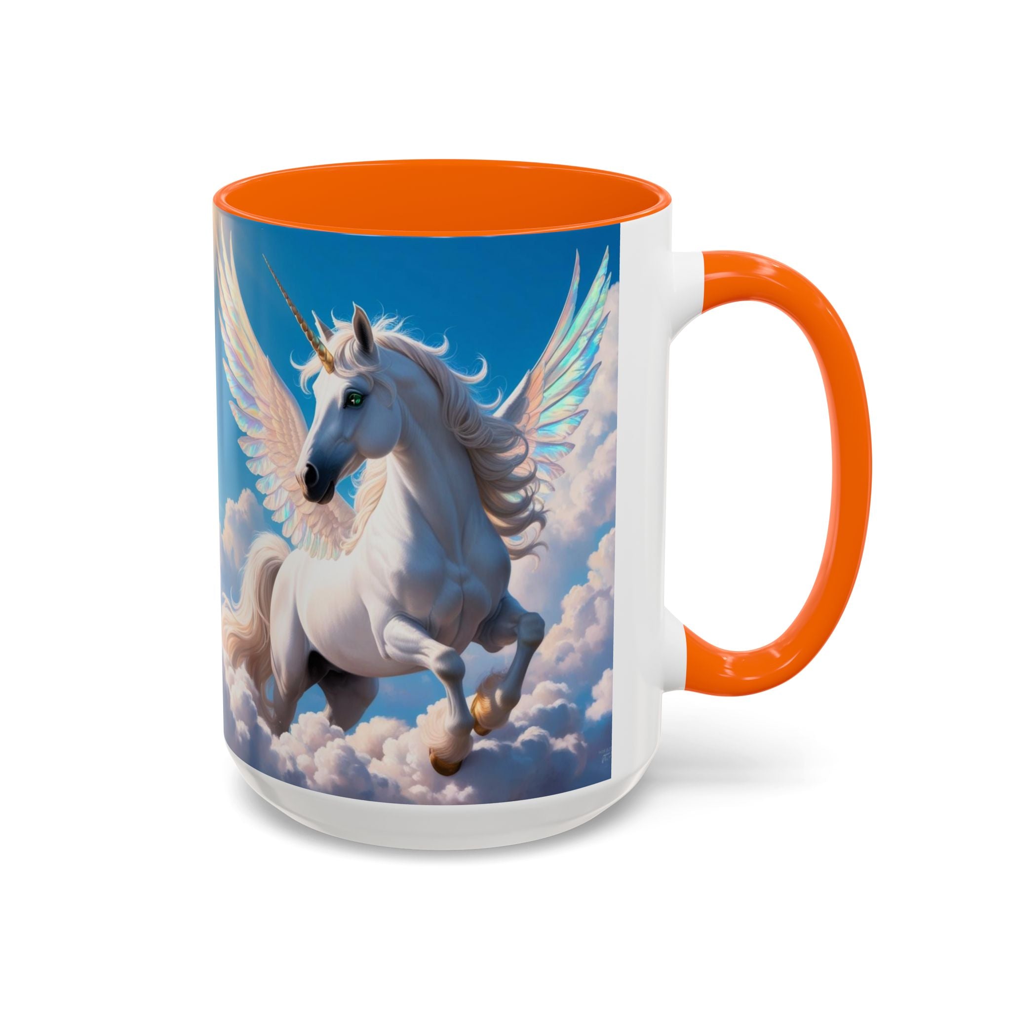 Unicorn Coffee Mug: Fairytale Alicorn, Mythical Creature, Enchanted Gift (Blue)