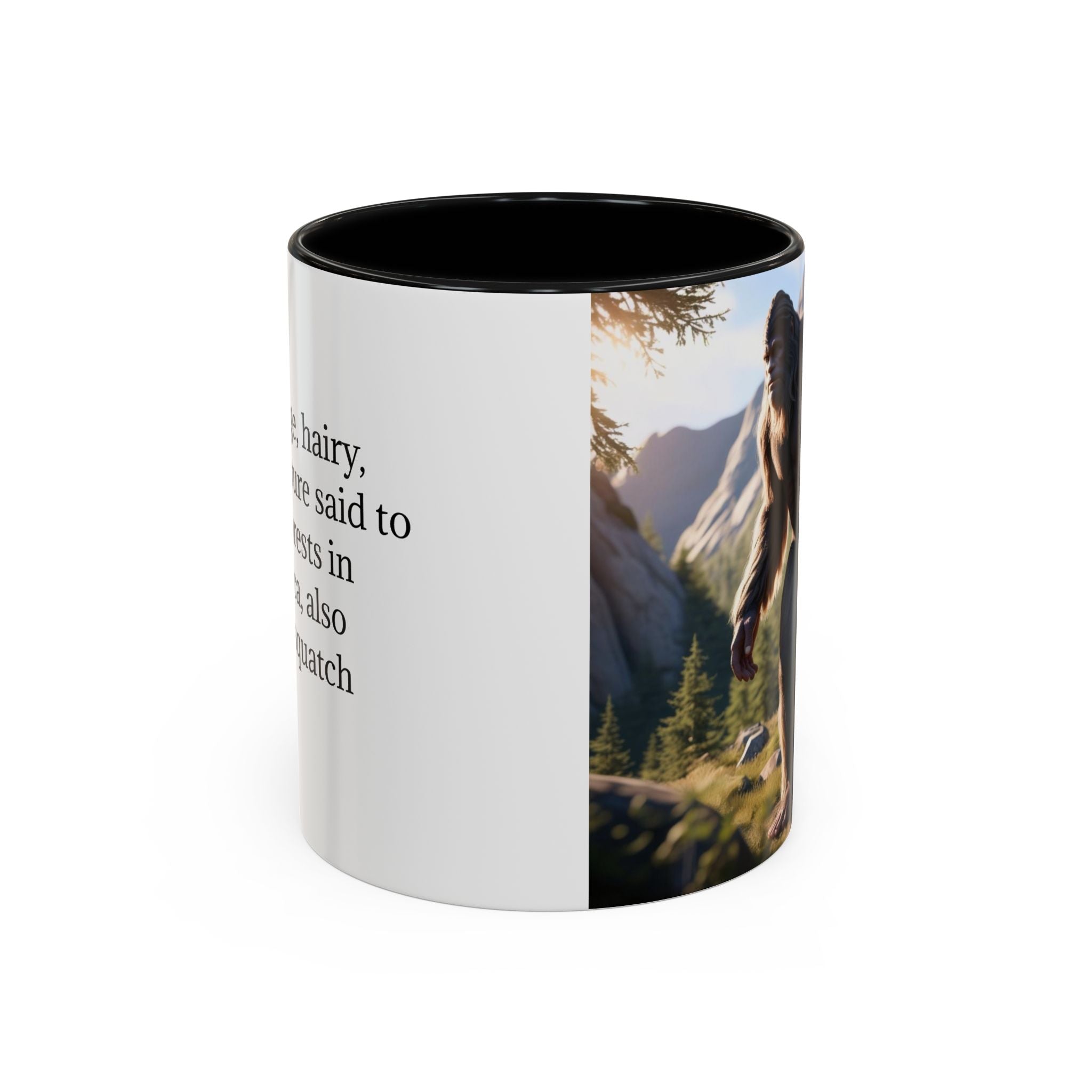Bigfoot Coffee Cup: Sasquatch Coffee Mug, Pacific Northwest Cryptid, Mythical Creature