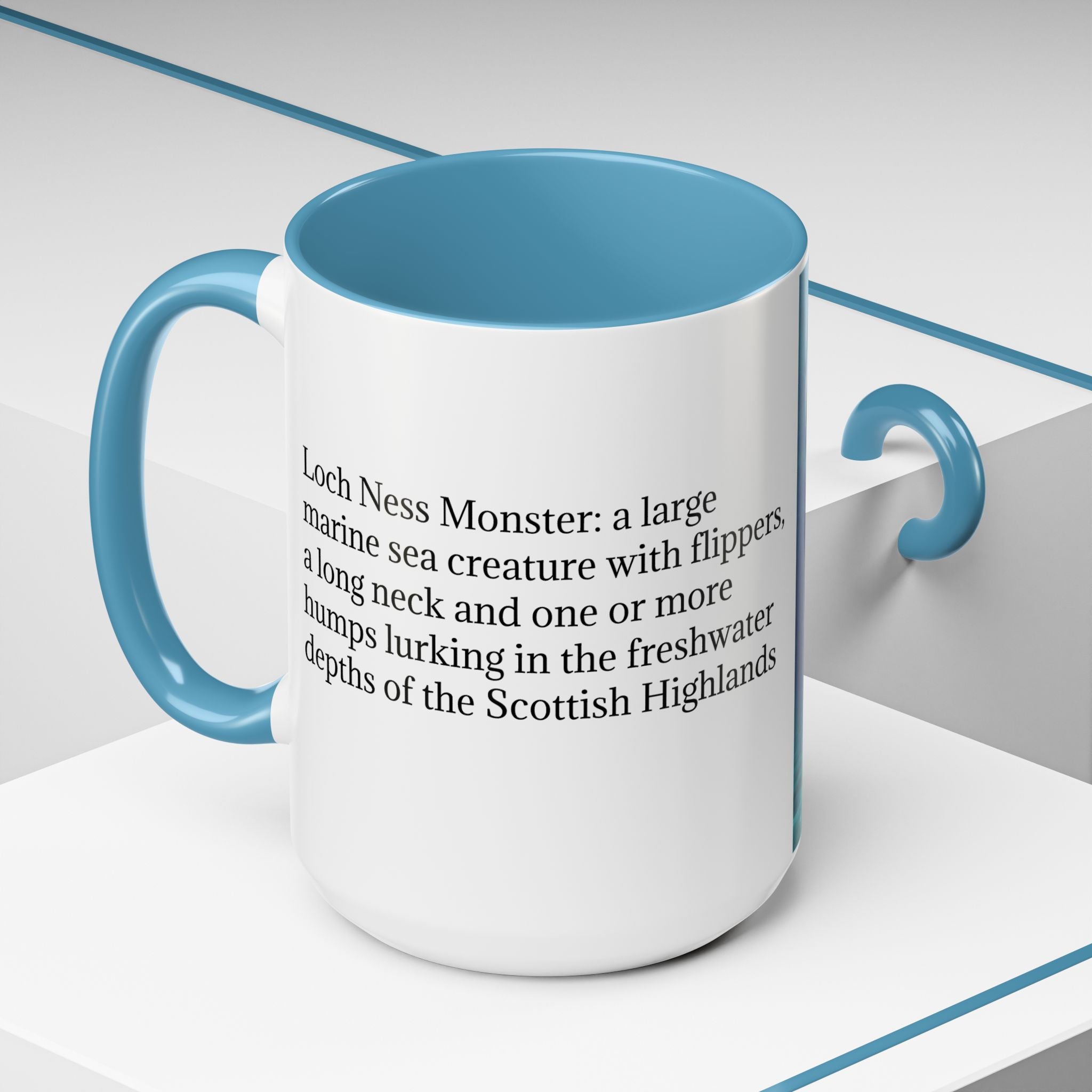 Loch Ness Monster: Nessie Coffee Mug, Mythical Sea Creature, Plesiosaurus Gift