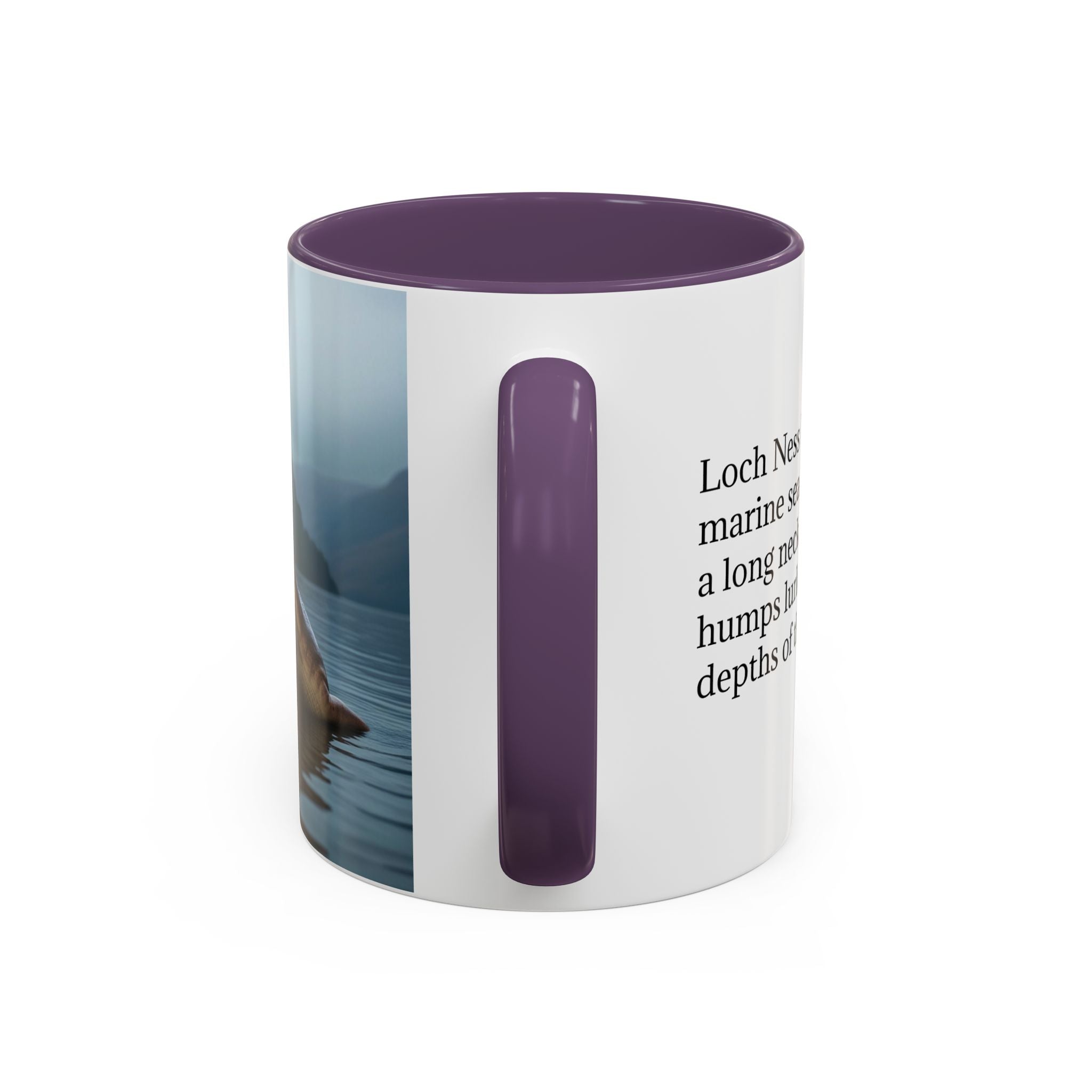 Loch Ness Monster Coffee Cup: Nessie Cryptid Gift, Scottish Sea Creature