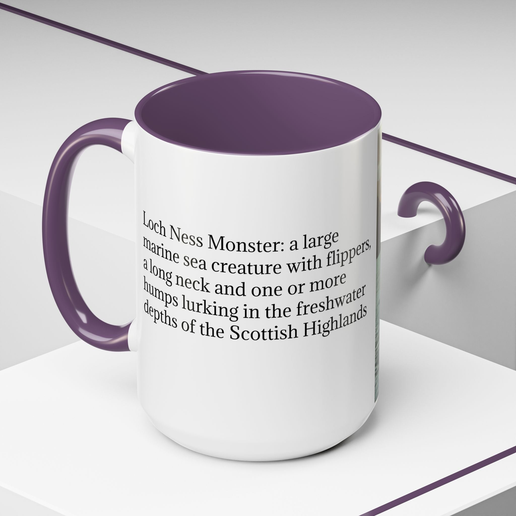 Loch Ness Monster Coffee Mug: Nessie Cryptid Gift, Scottish Sea Creature
