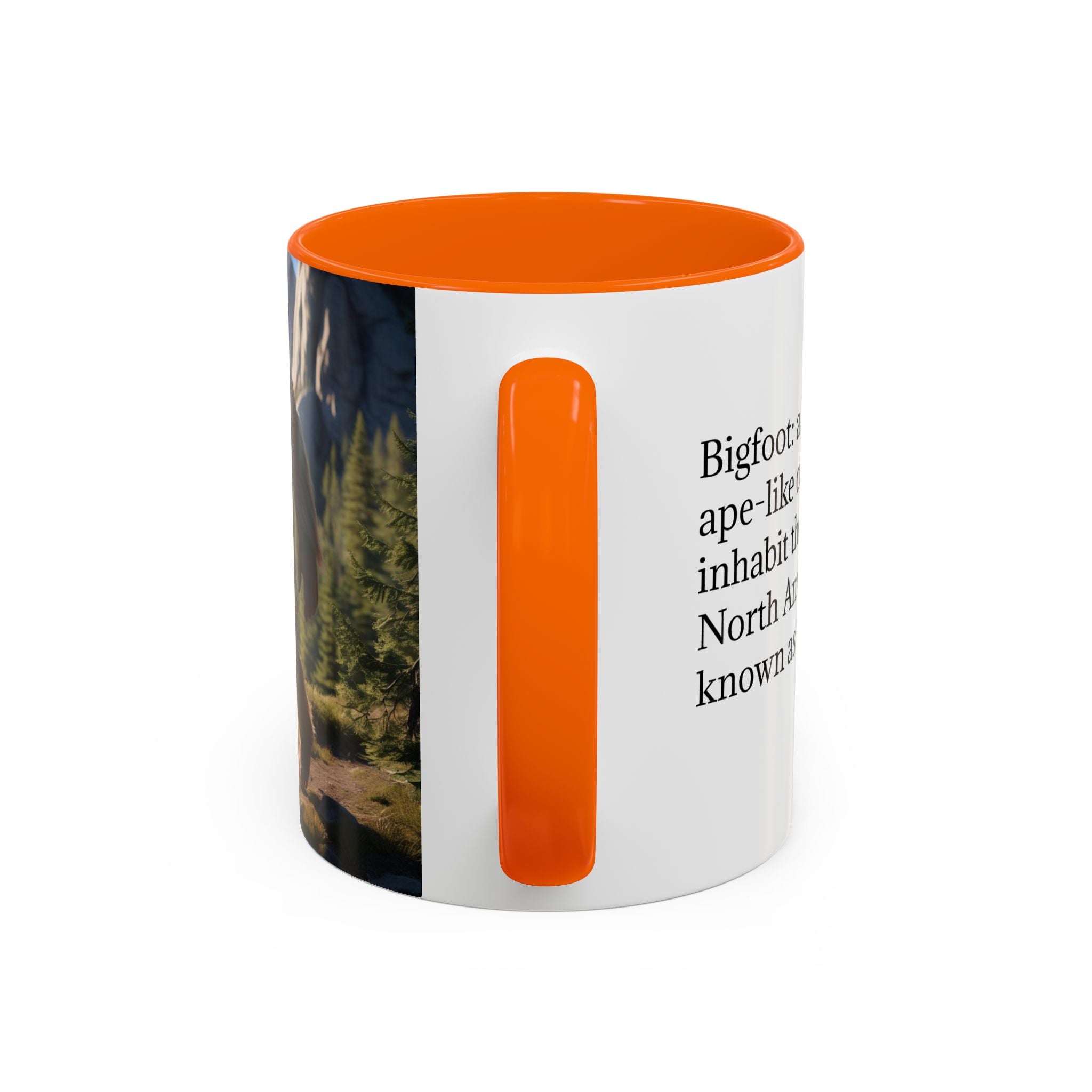 Bigfoot Coffee Cup: Sasquatch Coffee Mug, Pacific Northwest Cryptid, Mythical Creature