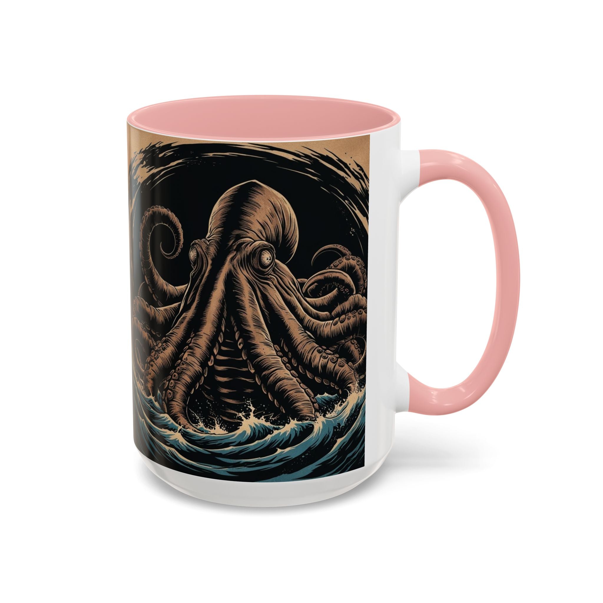Kraken Coffee Mug: Giant Squid Coffee Cup, Sea Creature, Mugs for Men