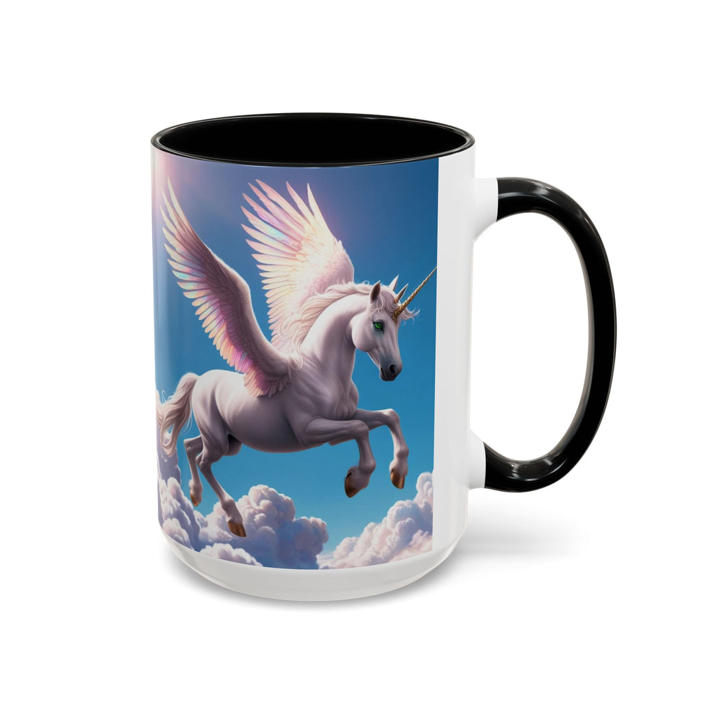 Unicorn Coffee Cup: Fantasy Alicorn Mug, Legendary Creature, Enchanted Gift (Purple)