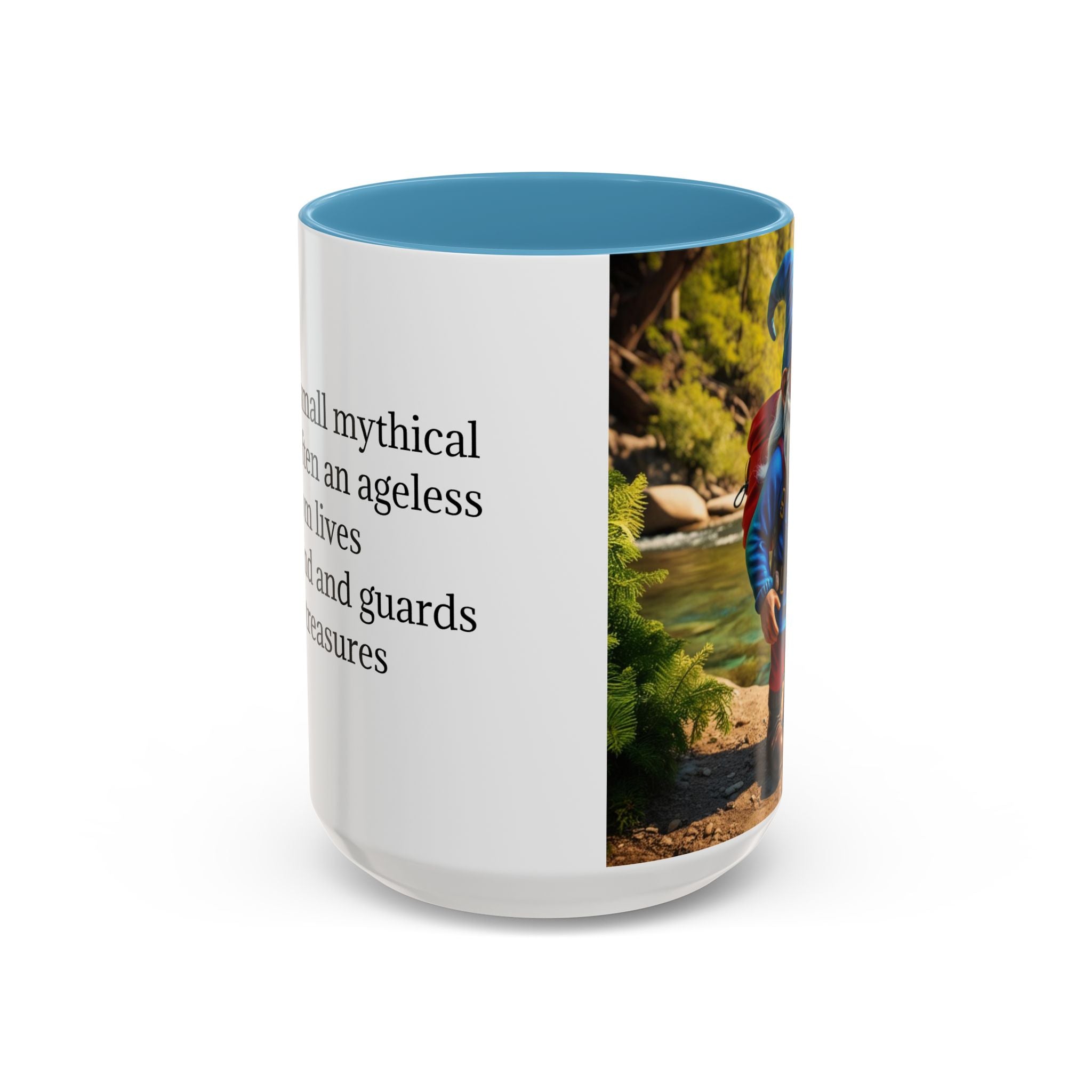 Gnome Mug: Nordic Folklore Gift, Scandinavian Nisse, Enchanted Creature Coffee Cup