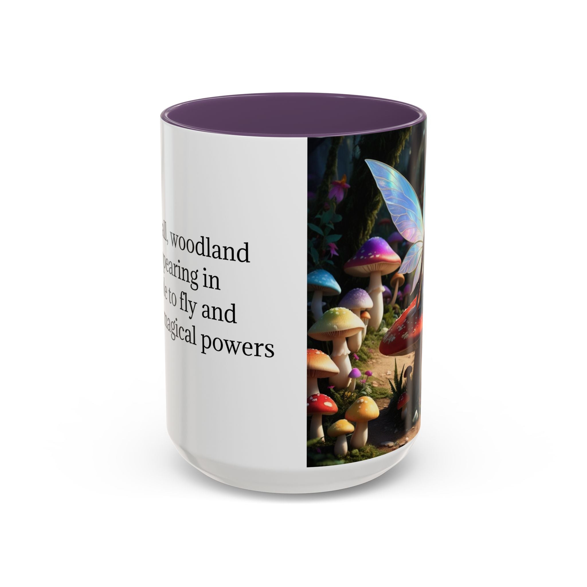 Fairy Garden Mug: Ceramic Toadstool Coffee Cup, Enchanted Forest Fantasy Gift