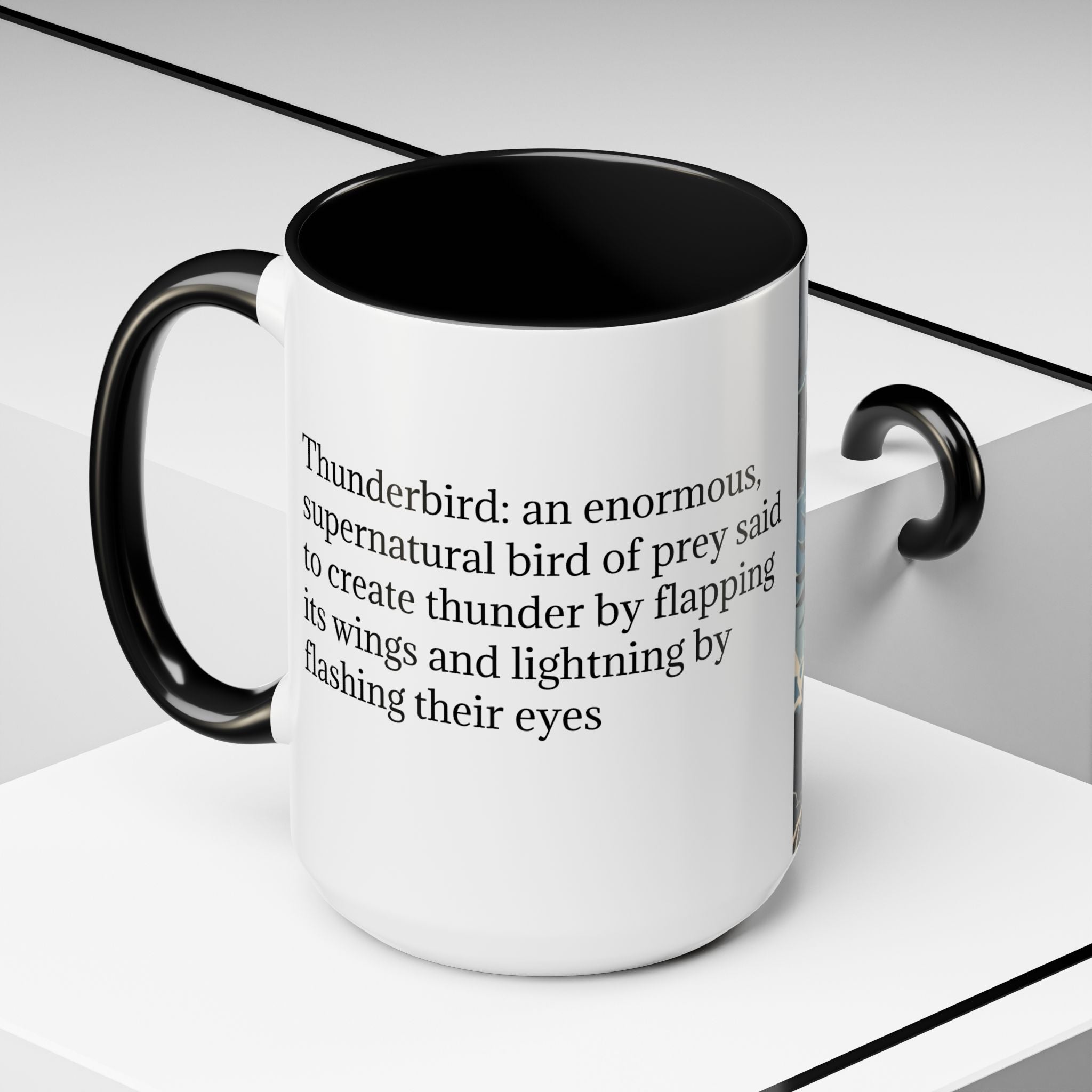 Thunderbird Coffee Cup: Native American Folklore, Legendary Creature, Coffee Mug Gift