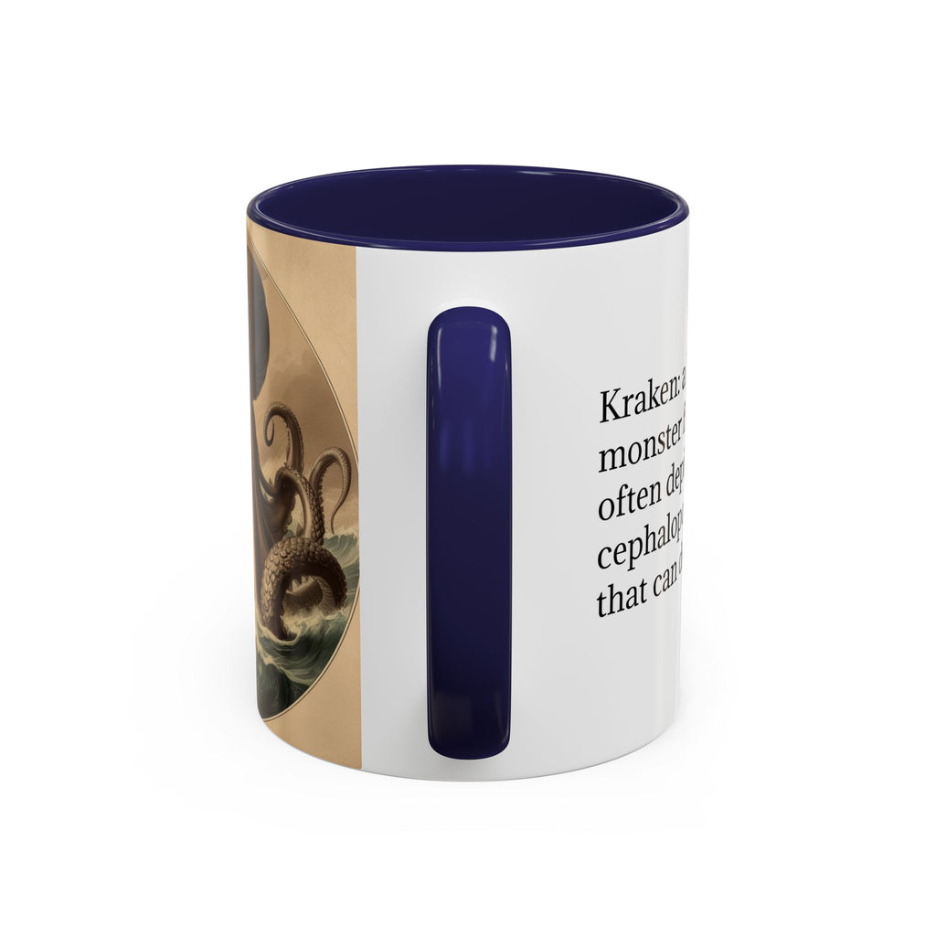 Kraken Coffee Cup: Giant Squid Coffee Mug, Mugs for Men, Mythical Creature