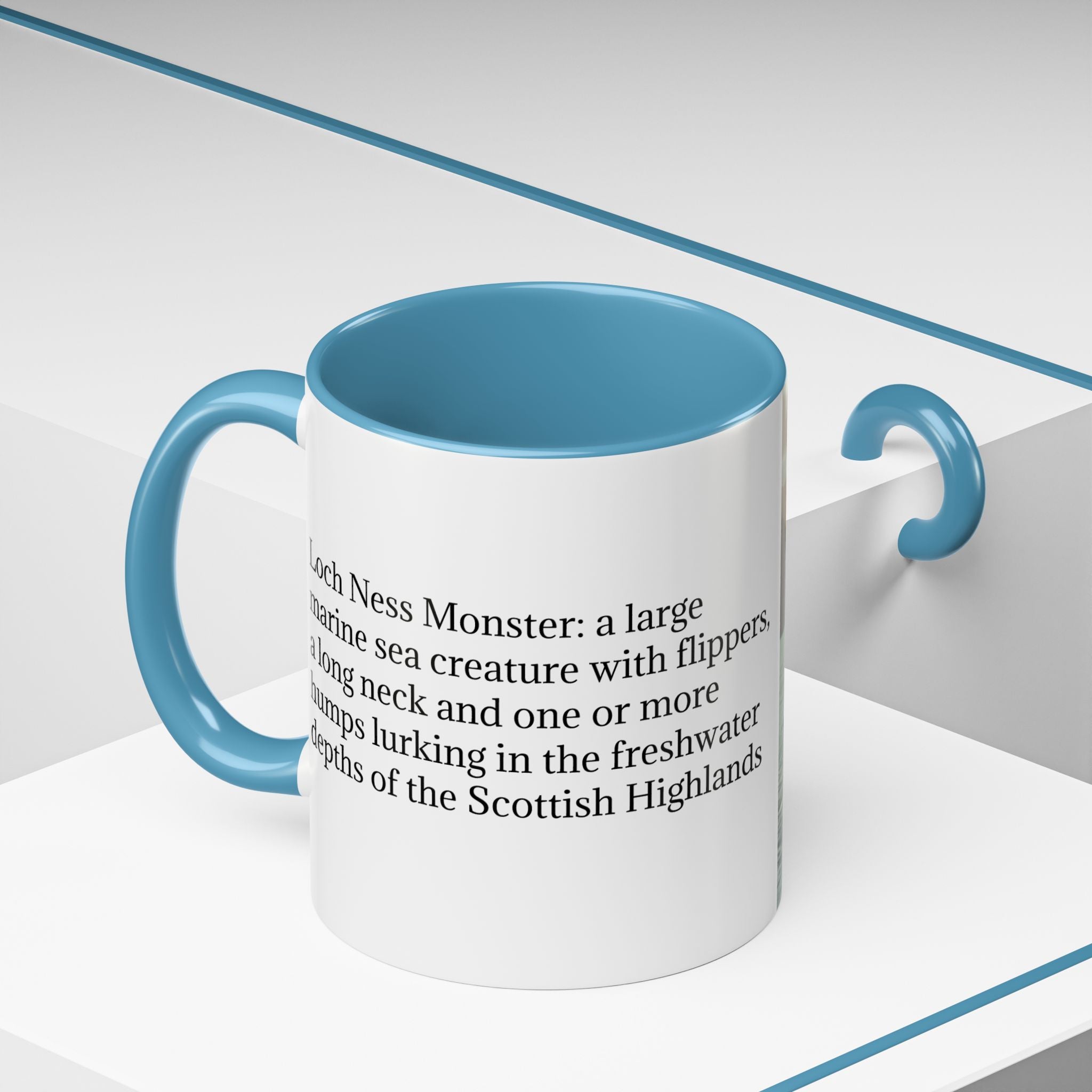 Loch Ness Monster Coffee Mug: Nessie Cryptid Gift, Scottish Sea Creature