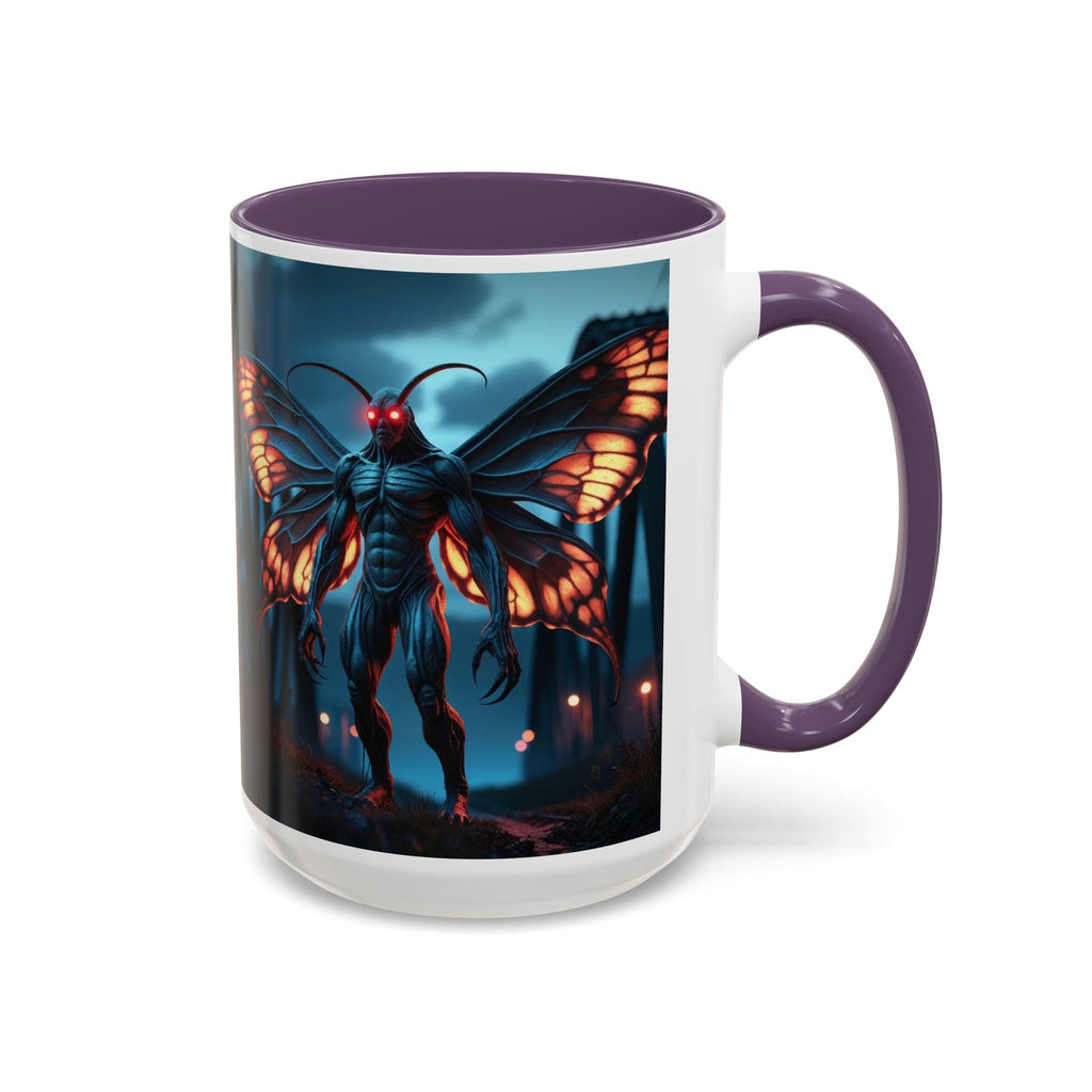 Mothman Coffee Mug: Supernatural Monster, Legendary Creature, Cryptid Gift (Bridge)
