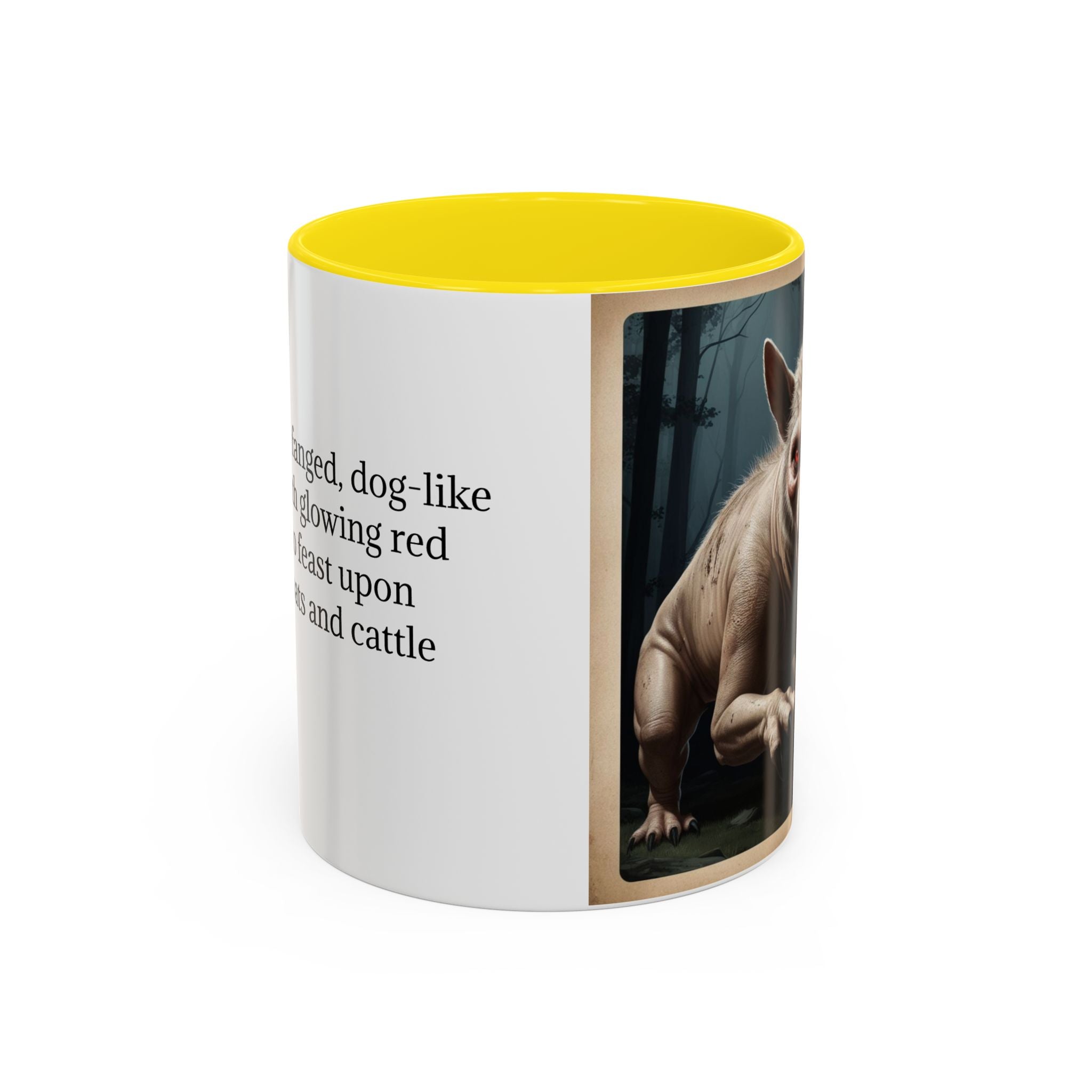 Chupacabra Mug: Supernatural Coffee Cup, Cryptid Beast, Mexican Folklore Gift