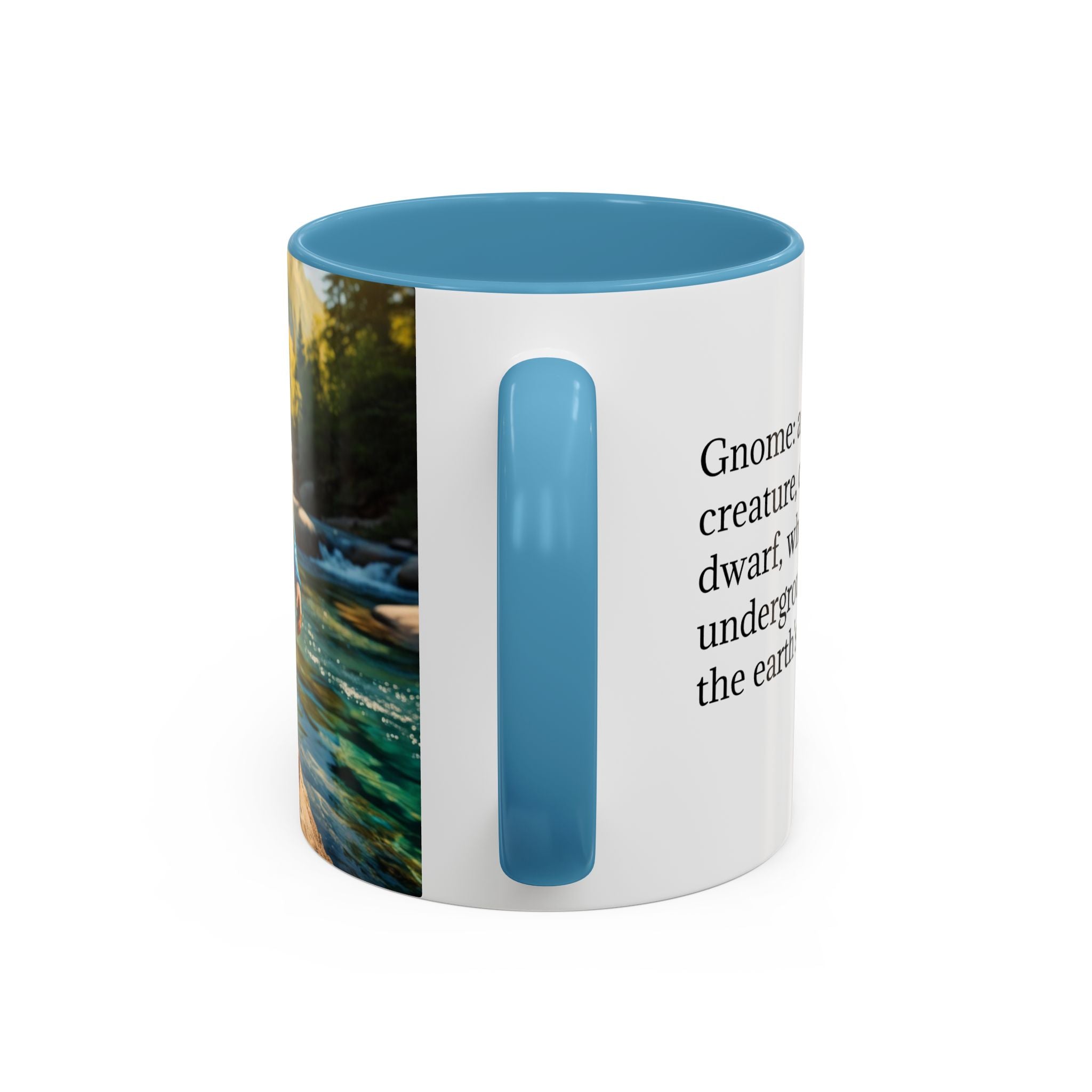 Gnome Mug: Nordic Folklore Gift, Scandinavian Nisse, Enchanted Creature Coffee Cup