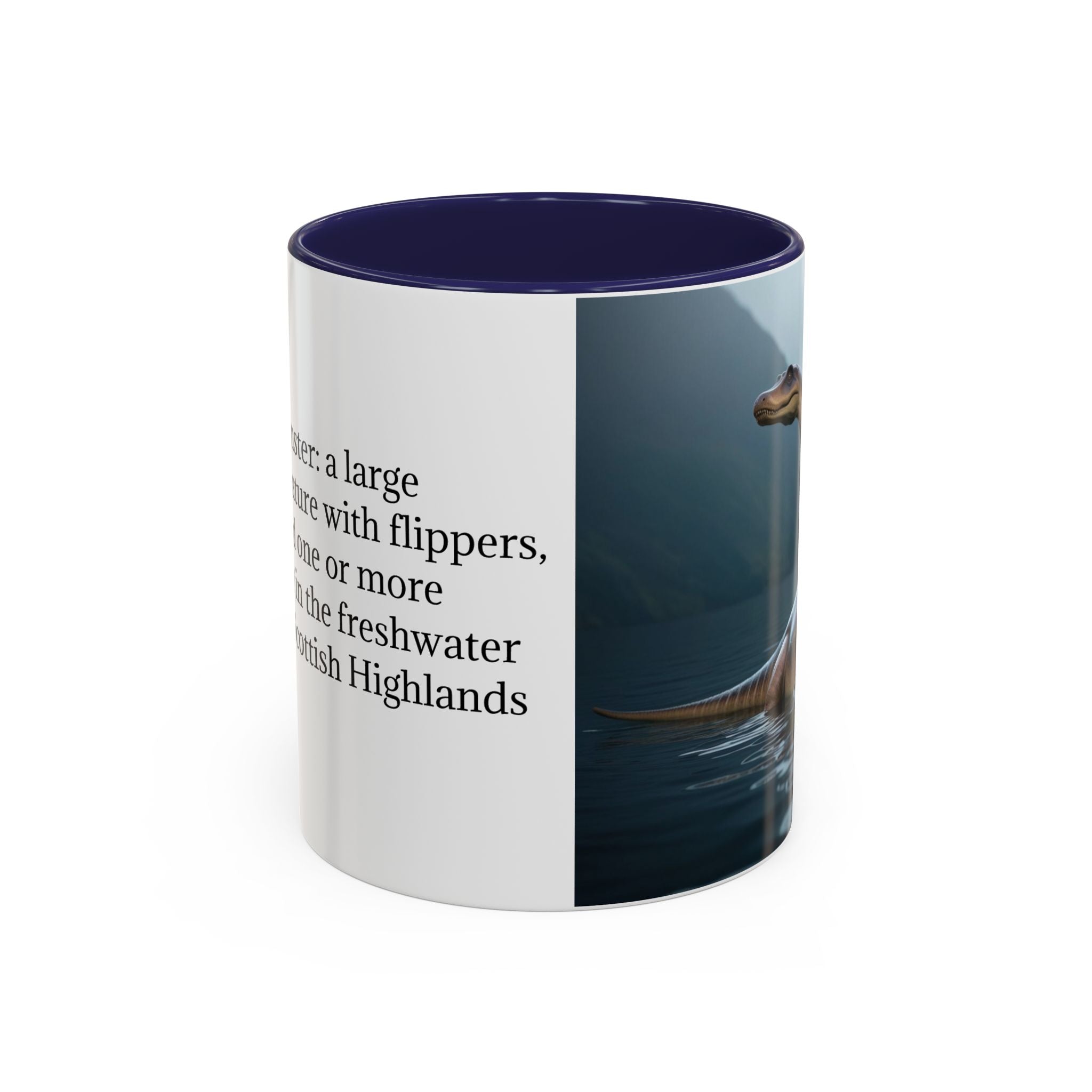 Loch Ness Monster Coffee Cup: Nessie Cryptid Gift, Scottish Sea Creature