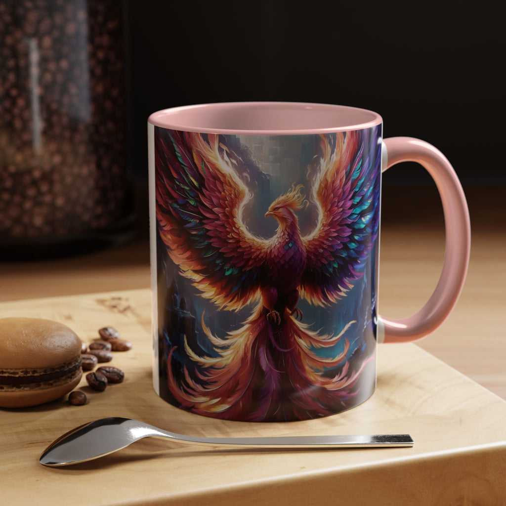 Phoenix Rising Coffee Mug: Firebird, Legendary Creature Coffee Cup, Gift for Women