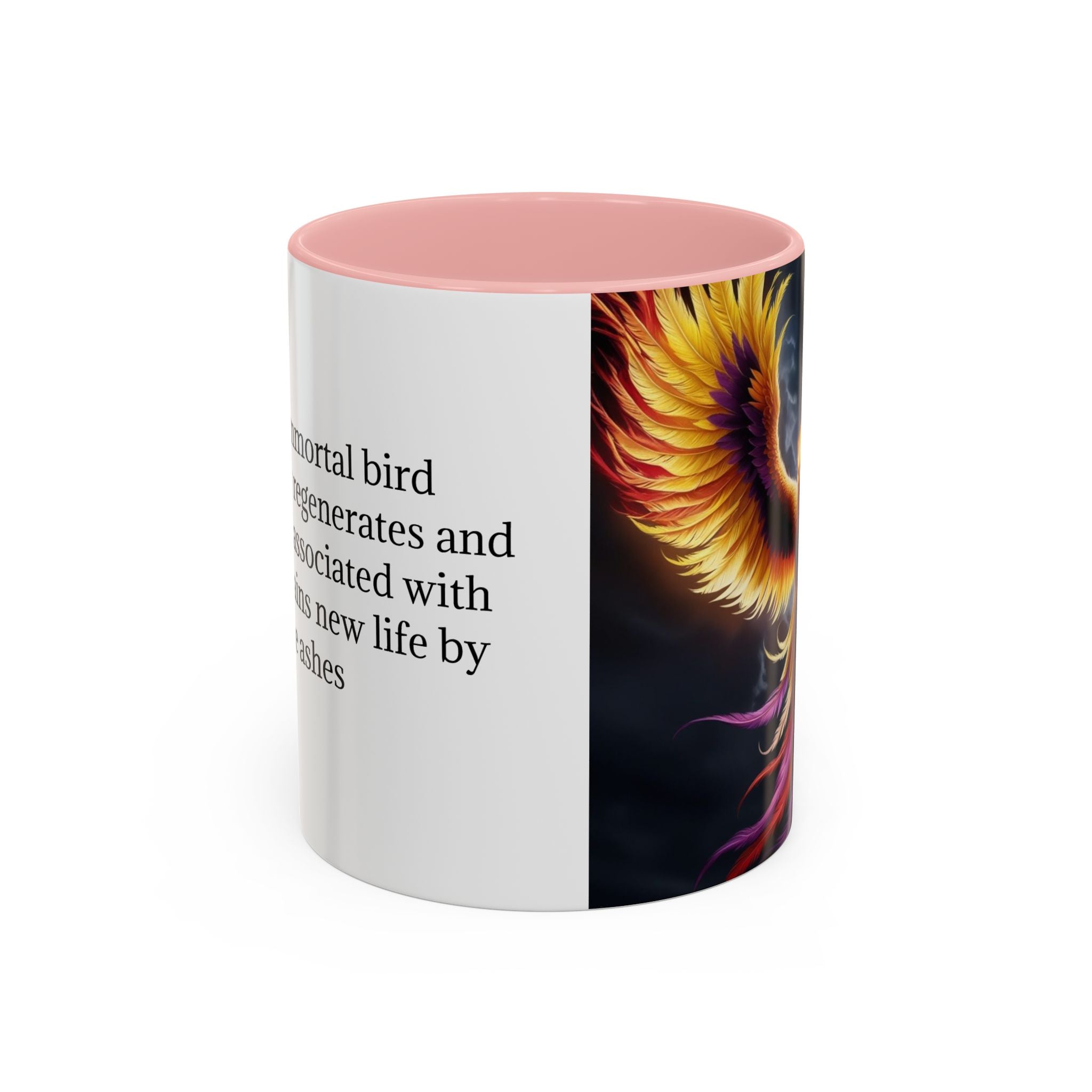 Phoenix Coffee Mug: Mythical Firebird Ceramic Cup, Fantasy Mug, Legendary Creature