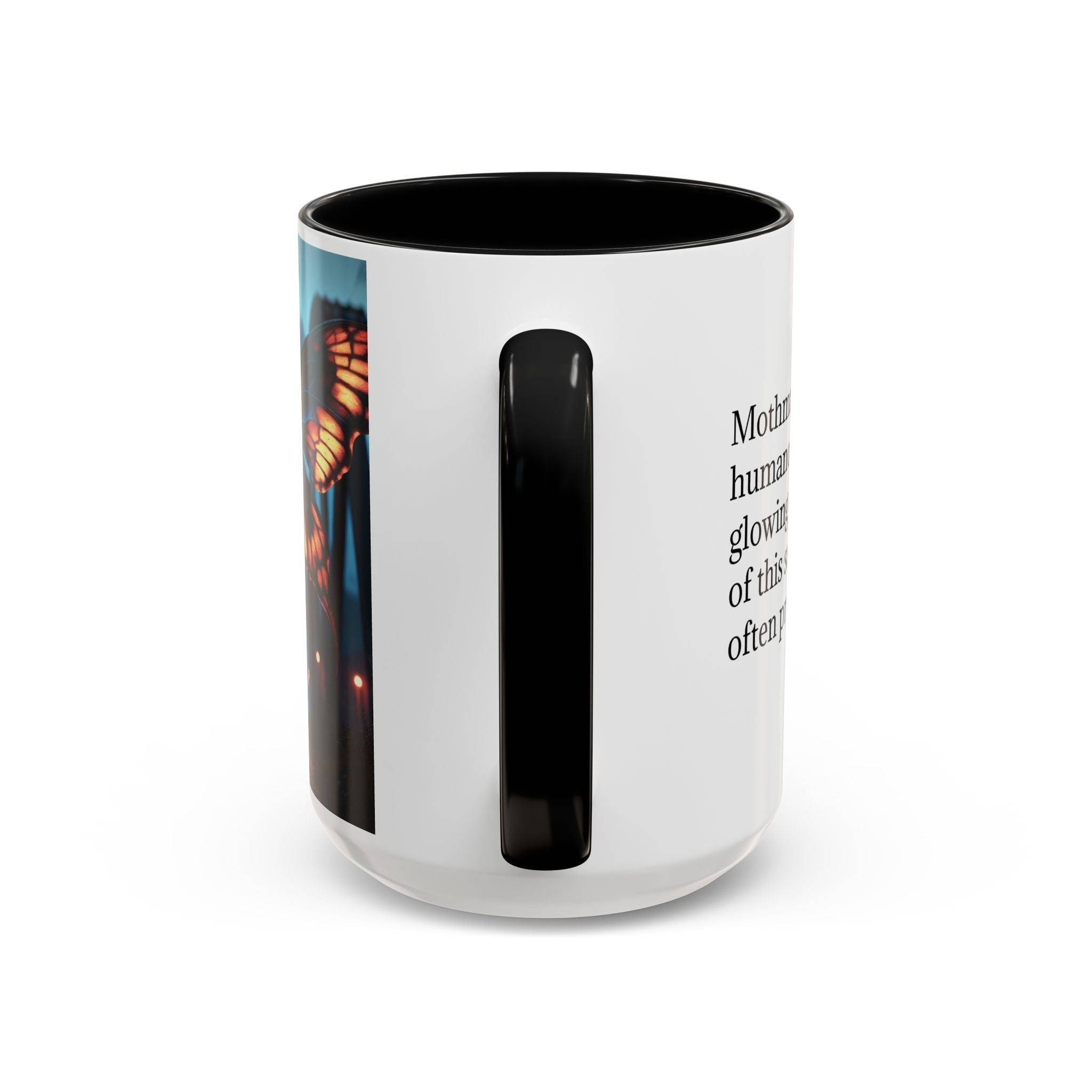 Mothman Coffee Mug: Supernatural Monster, Legendary Creature, Cryptid Gift (Bridge)