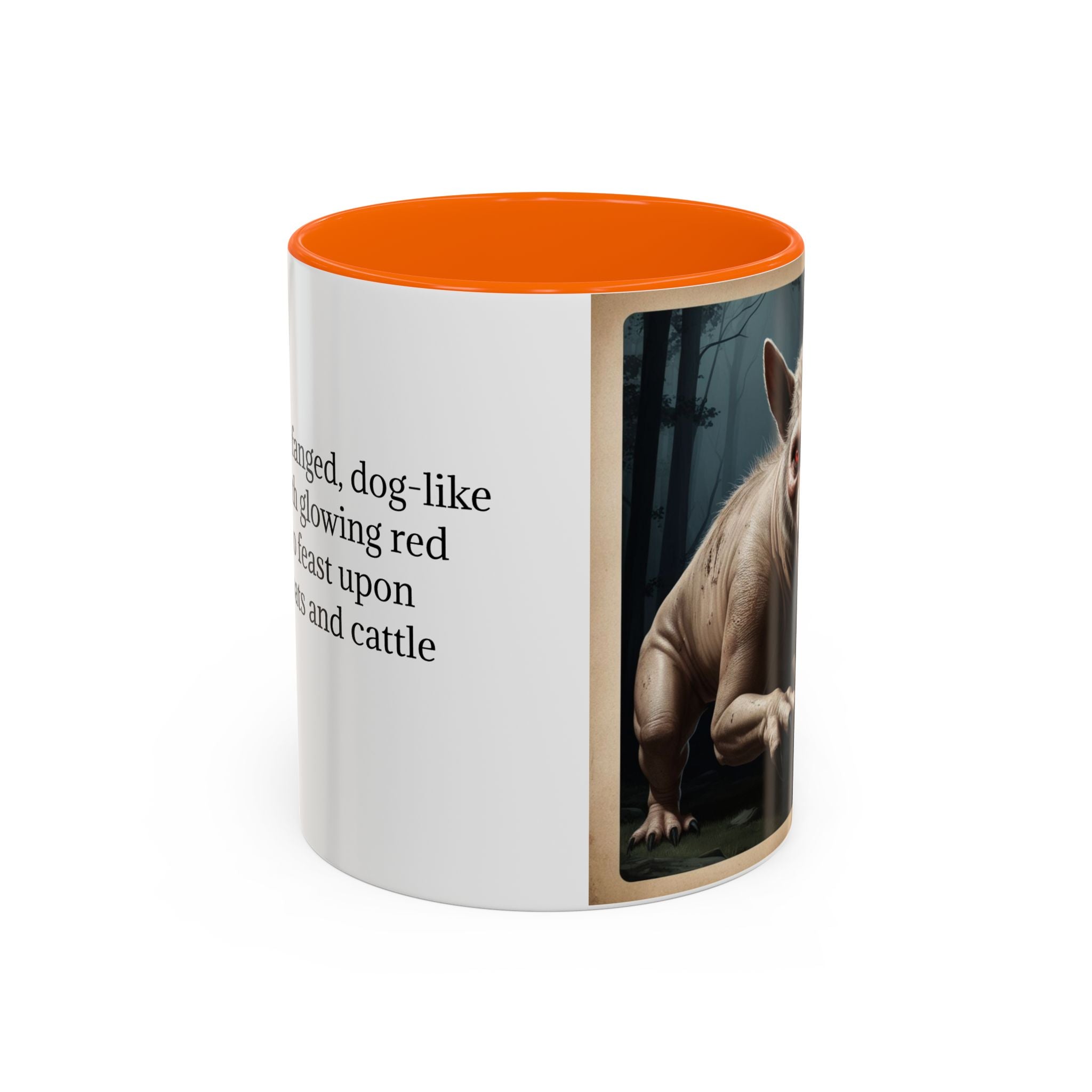 Chupacabra Mug: Supernatural Coffee Cup, Cryptid Beast, Mexican Folklore Gift