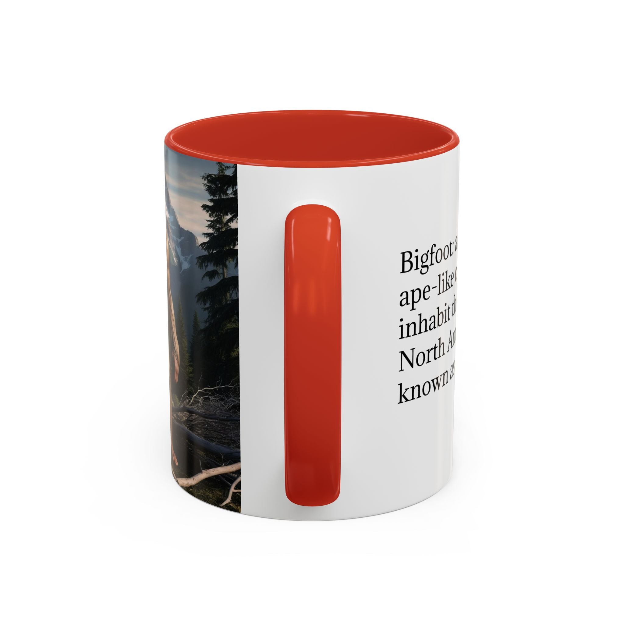 Bigfoot Mug: Sasquatch Coffee Cup, Mythical Creature, Camping Mugs for Men, Cryptozoology