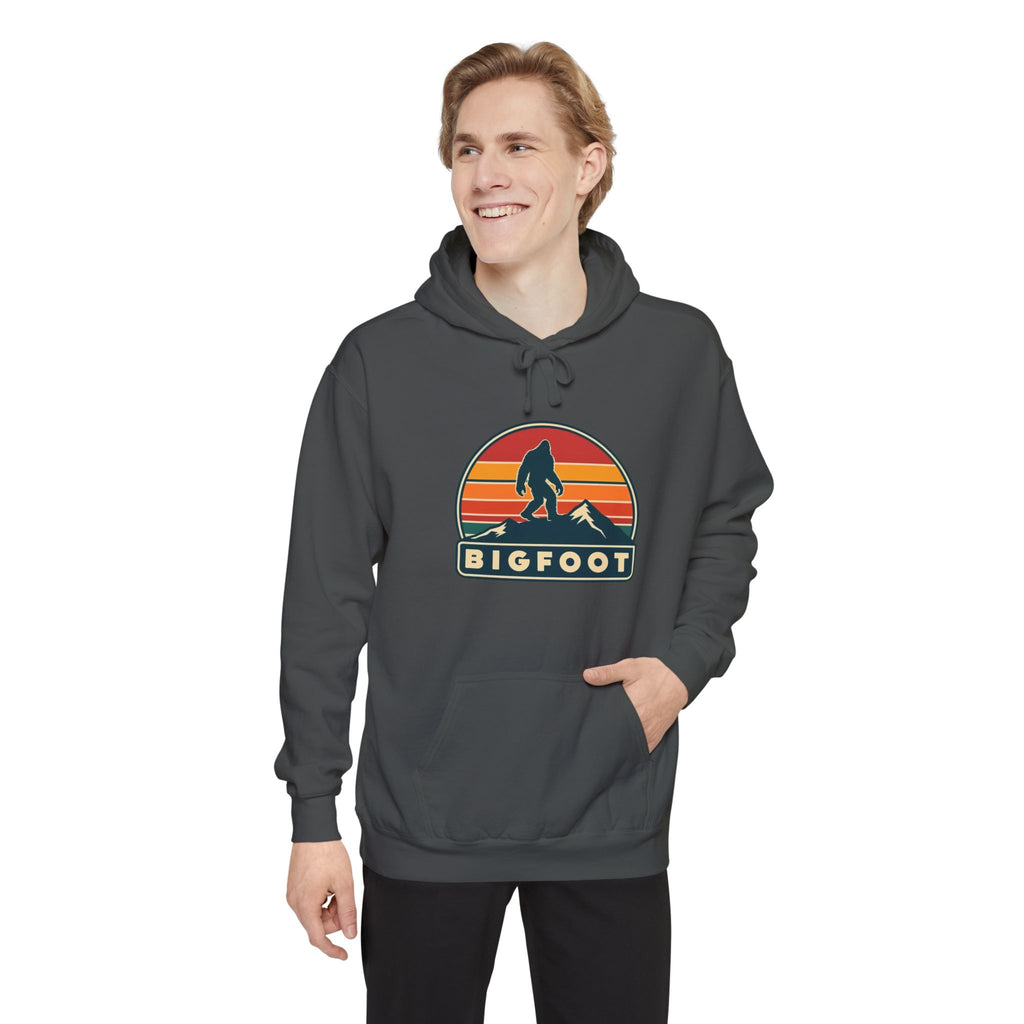 Bigfoot Hoodie Comfort Colors® | Sasquatch Sweatshirt, Cozy Unisex Pullover, Wilderness Adventure Apparel,