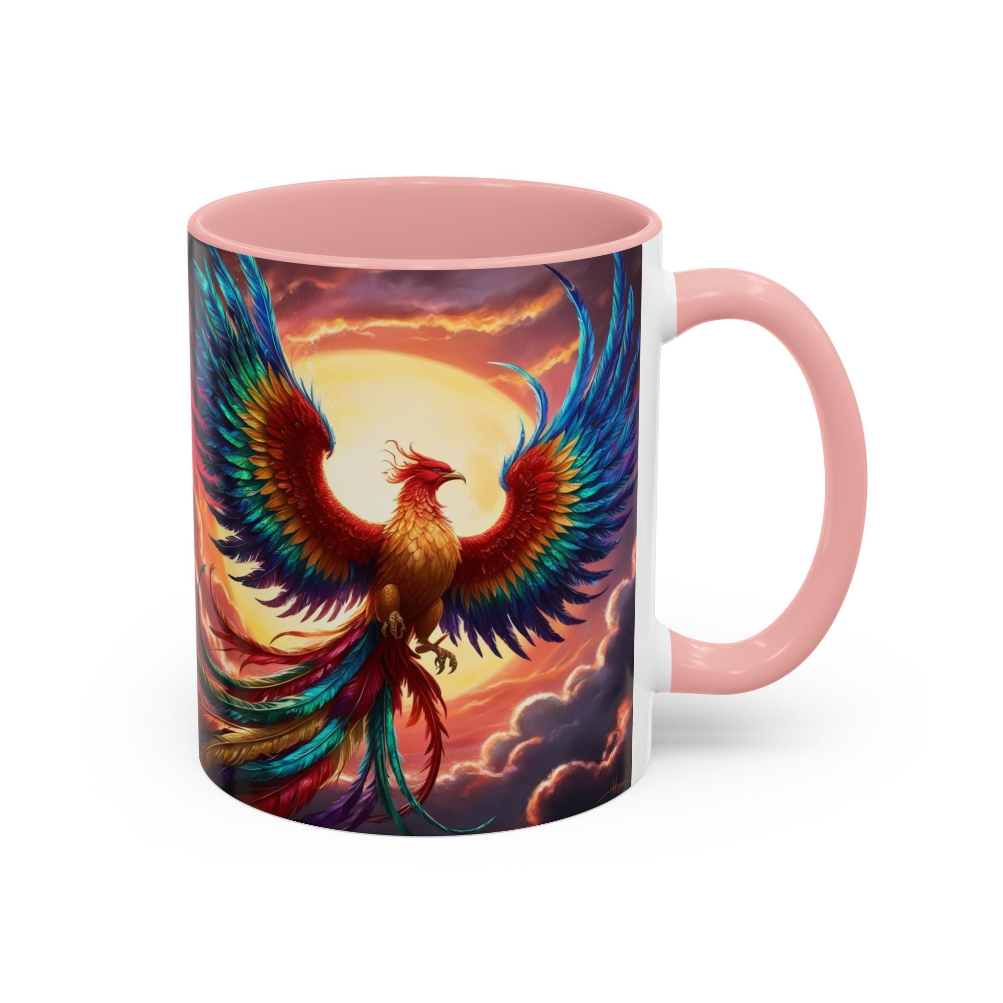 Phoenix Bird Coffee Cup: Mythical Creature, Firebird Coffee Mug, Rise from the Ashes