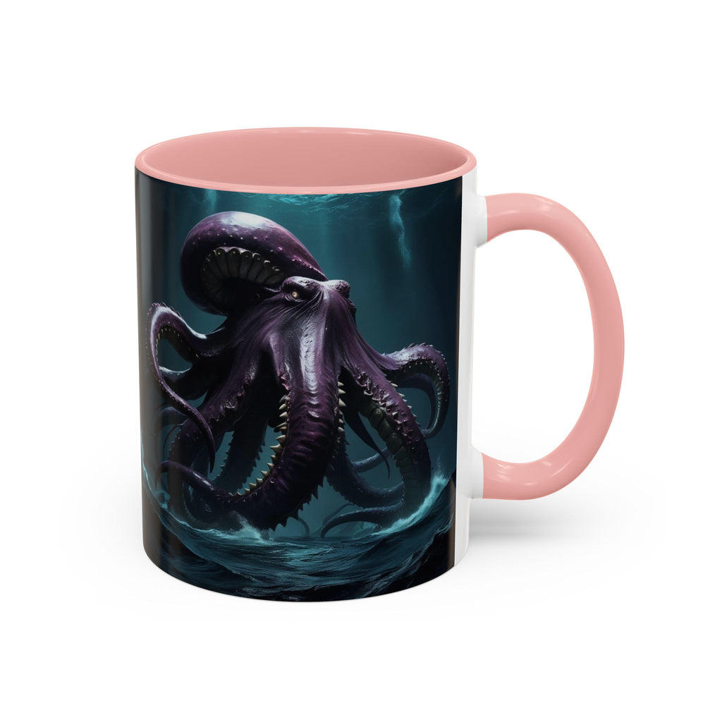 Kraken Coffee Cup: Giant Squid Coffee Mug, Mythical Creature, Octopus Gift