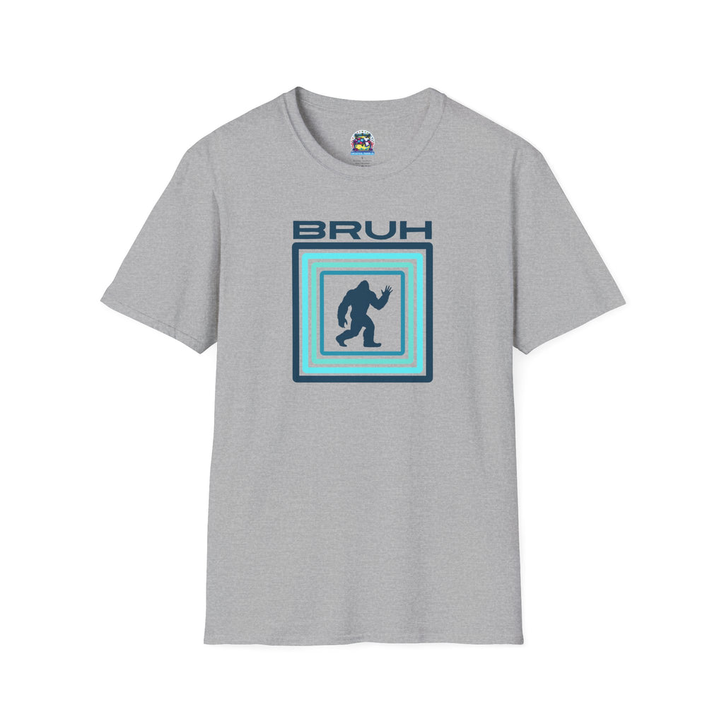 Bigfoot Graphic Tee: Sasquatch Shirt, Bruh, Soft Cotton T-shirt, Legendary Cryptid