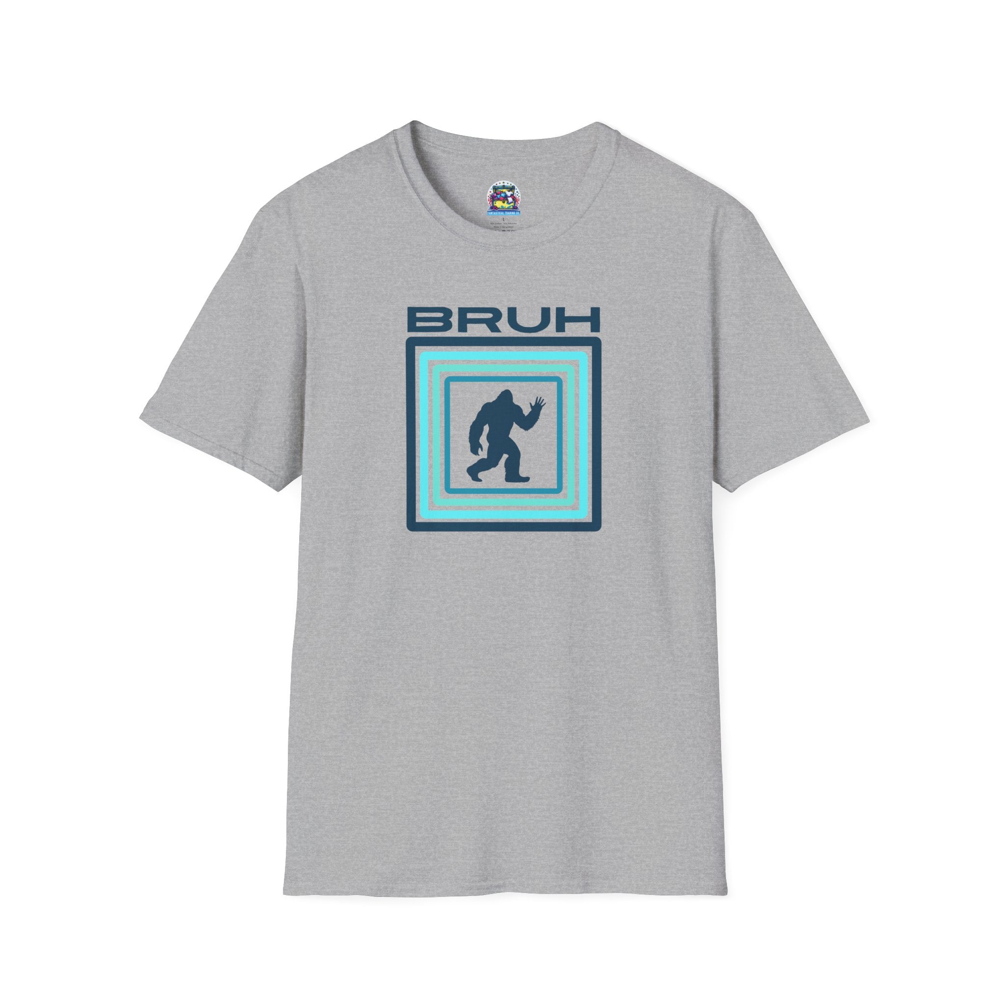 Bigfoot Graphic Tee: Sasquatch Shirt, Bruh, Soft Cotton T-shirt, Legendary Cryptid