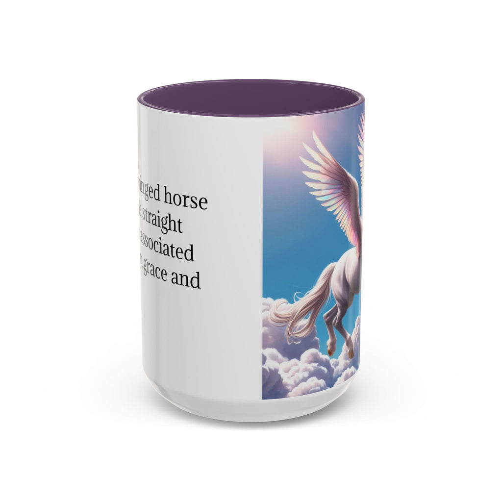 Unicorn Coffee Cup: Fantasy Alicorn Mug, Legendary Creature, Enchanted Gift (Purple)