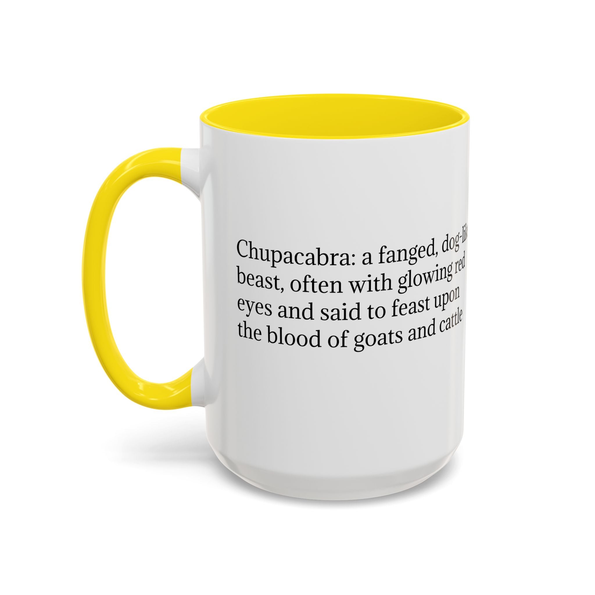 Chupacabra Mug: Cryptid Coffee Cup, Supernatural Beast, Mexican Folklore Gift