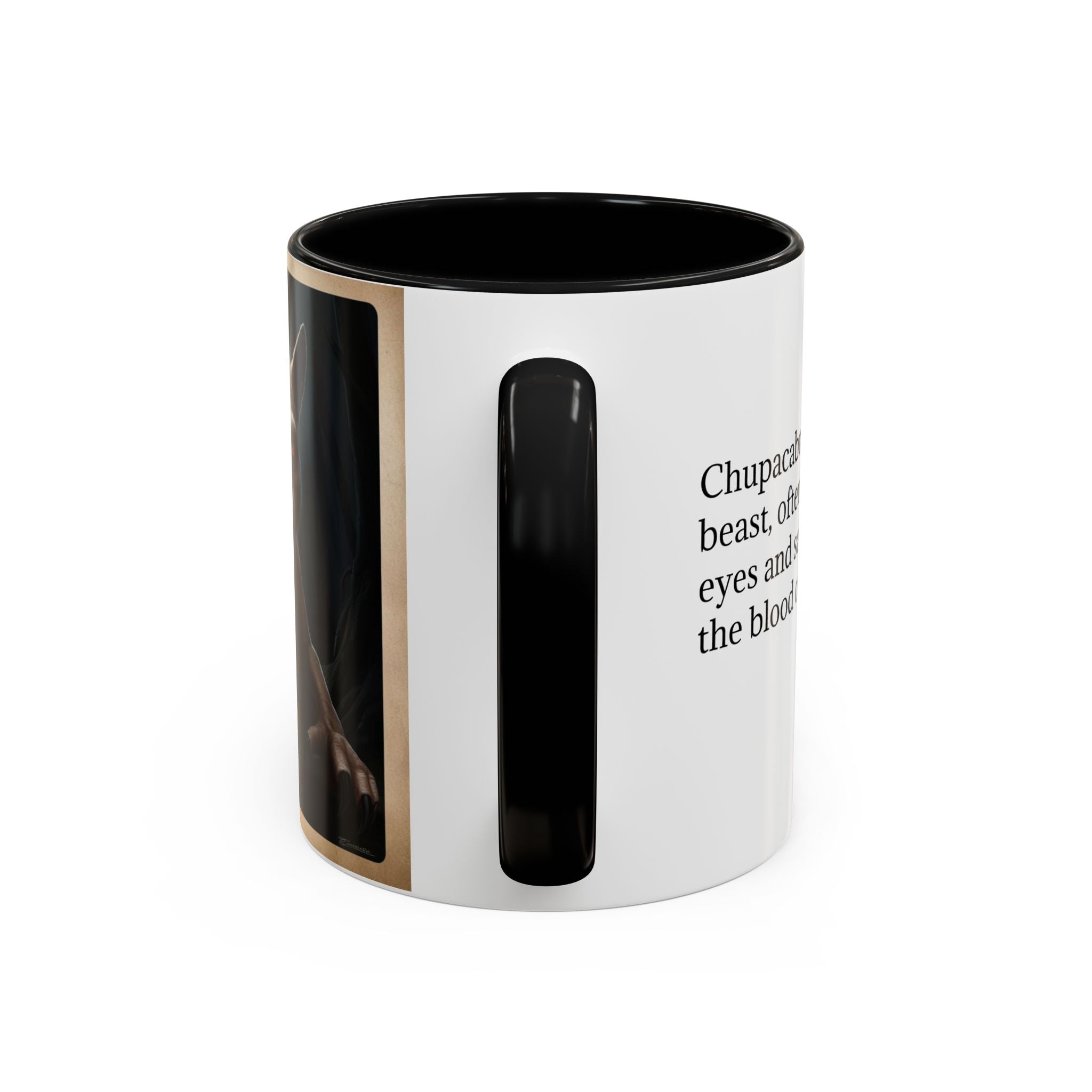Chupacabra Mug: Supernatural Coffee Cup, Cryptid Beast, Mexican Folklore Gift