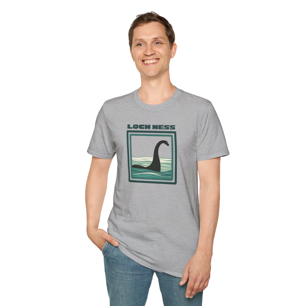 Lochness Monster Shirt: Nessie T-Shirt, Plesiosaurus Graphic Tee, Loch Ness Retro Clothing