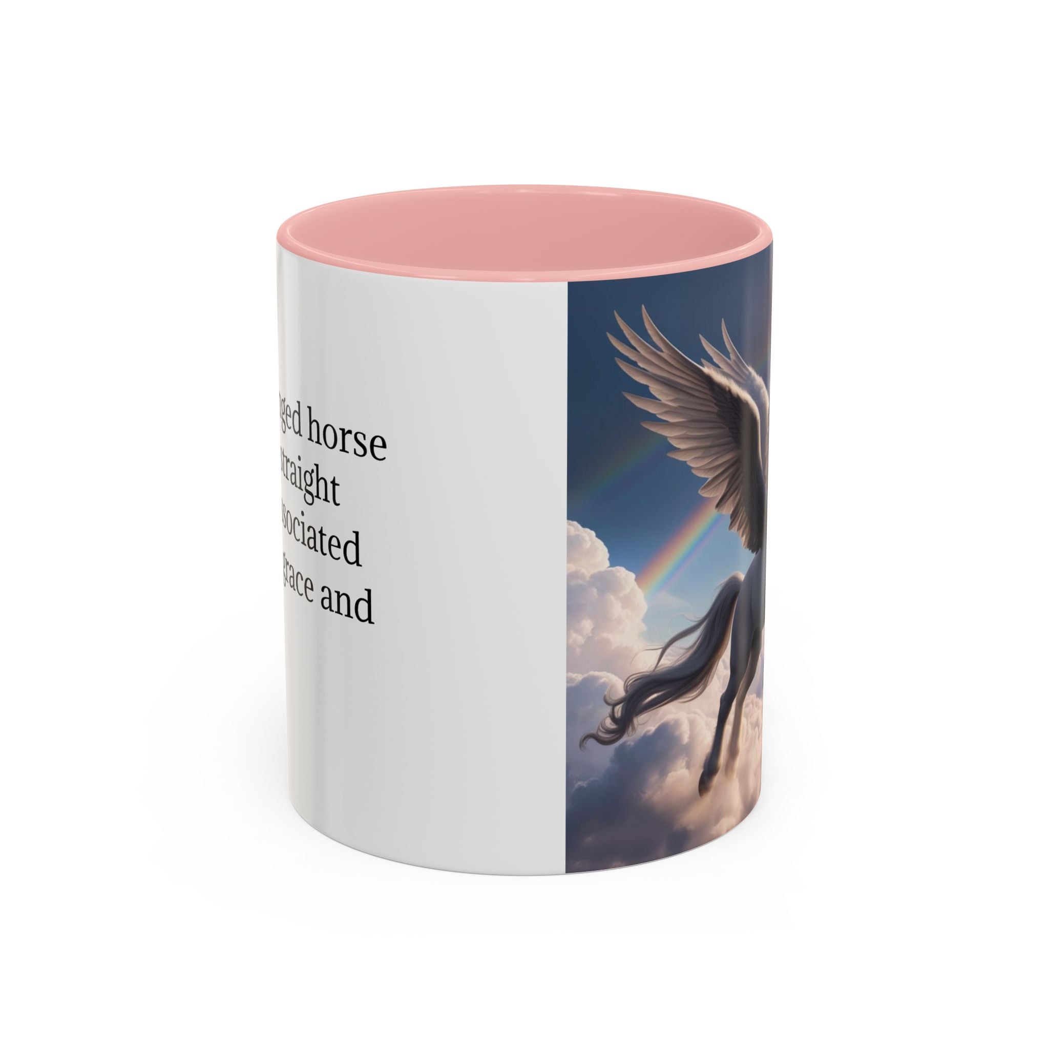 Unicorn Coffee Mug: Enchanted Alicorn, Mythical Creature, Fairytale Gift (Pink)