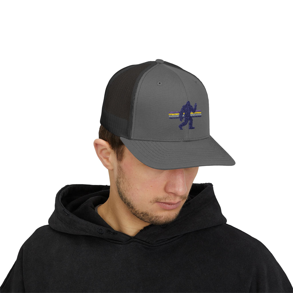 Bigfoot Baseball Cap: Sasquatch Trucker Hat, Snapback Hat, Embroidered Outdoor Gear