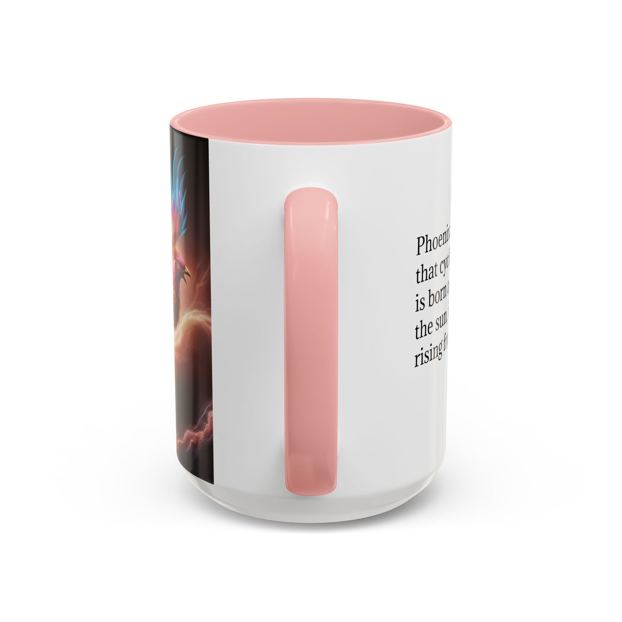 Phoenix Coffee Mug: Legendary Creature, Firebird Cryptid Coffee Cup, Renewal Rebirth